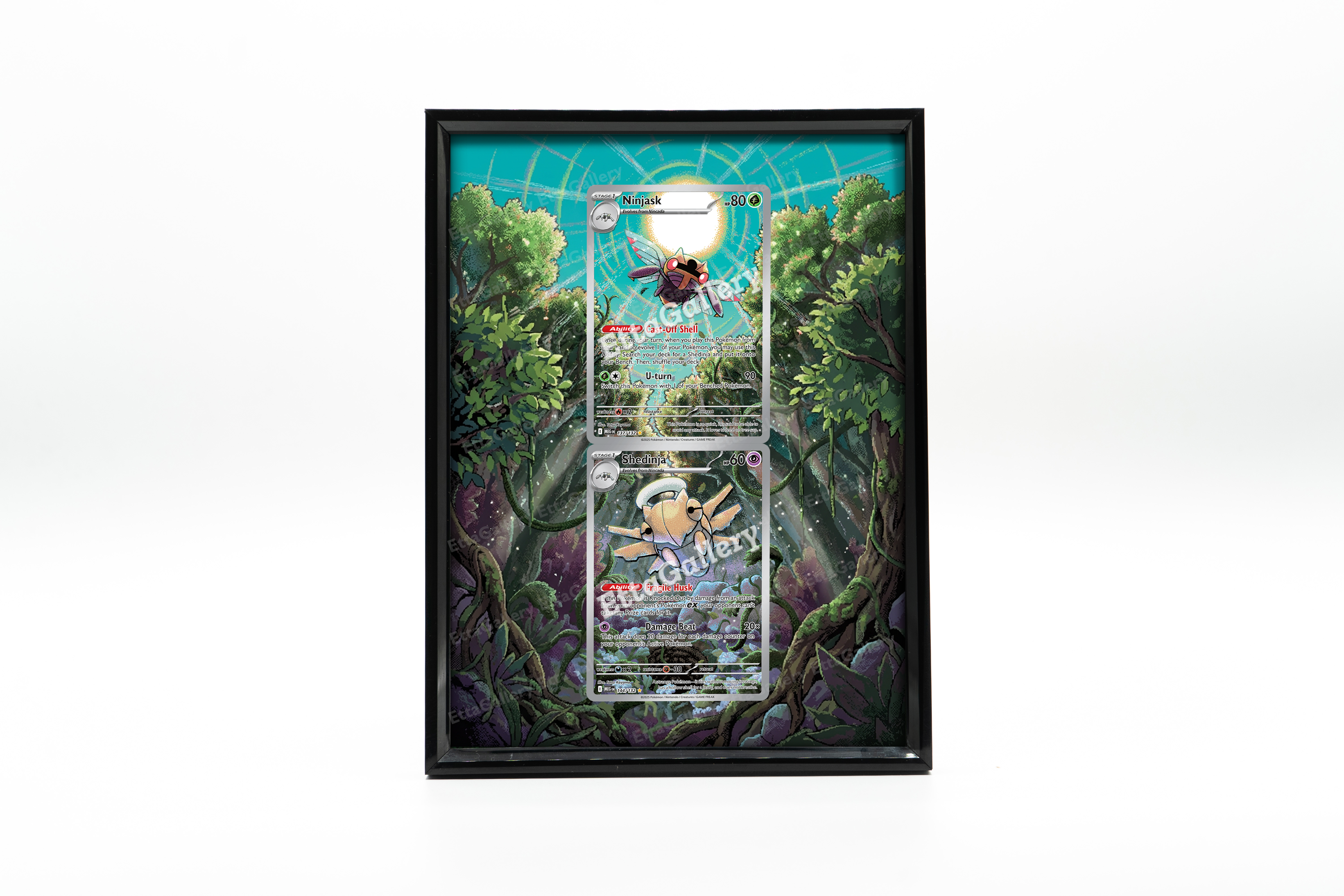 Ninjask and Shedinja from Mega Evolution | Display Frame – EttaGallery