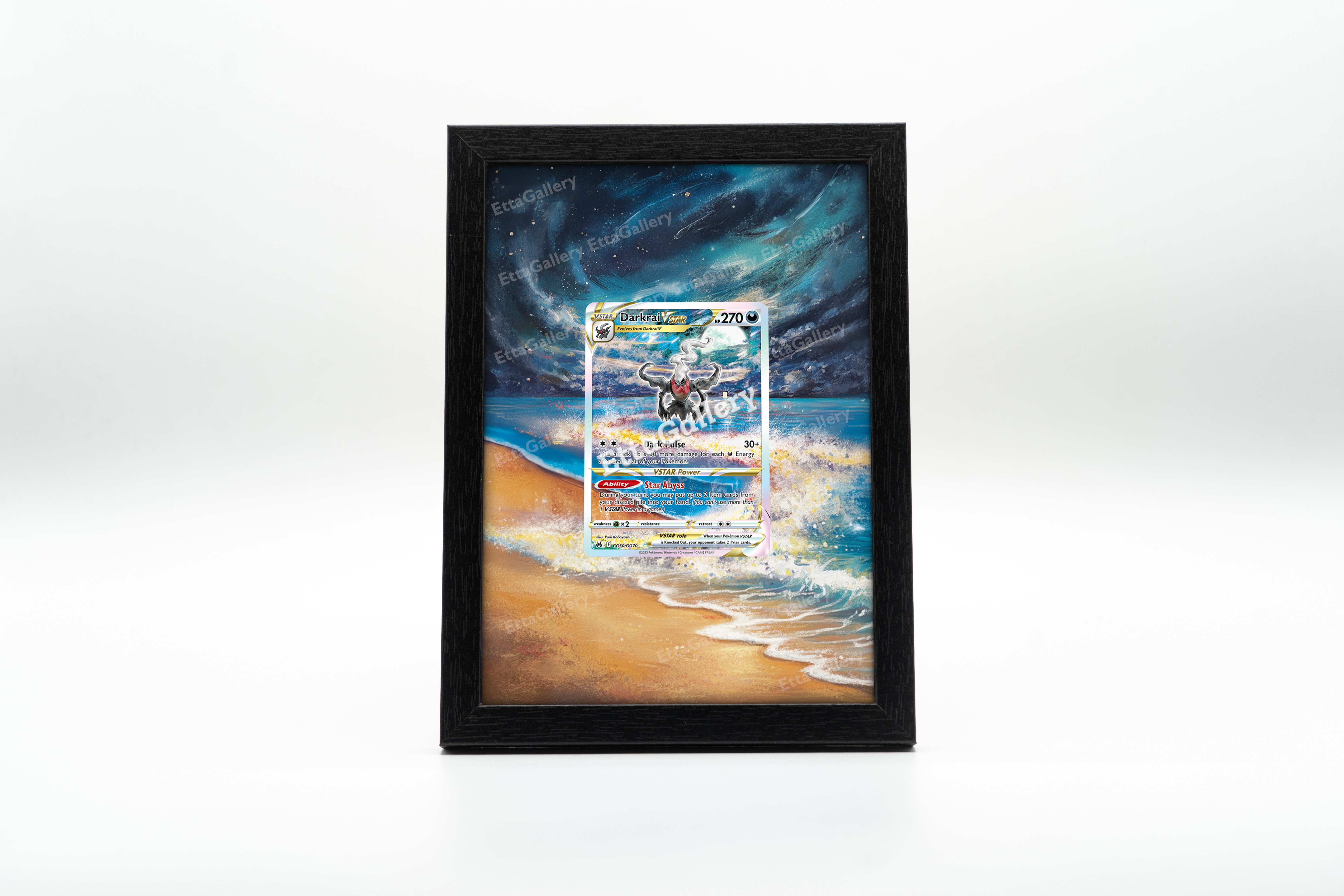 Darkrai VSTAR from Crown Zenith | Display Frame – EttaGallery