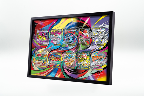 Mega Gengar ex, Mega Diancie ex, Mega Charizard X ex, Mega Scrafty ex, Mega Froslass ex, Mega Lucario ex, Mega Hawlucha ex, Mega Dragonite ex, Mega Eelektross ex and Mega Gardevoir ex from Ascended Heroes/Mega Evolution Promo