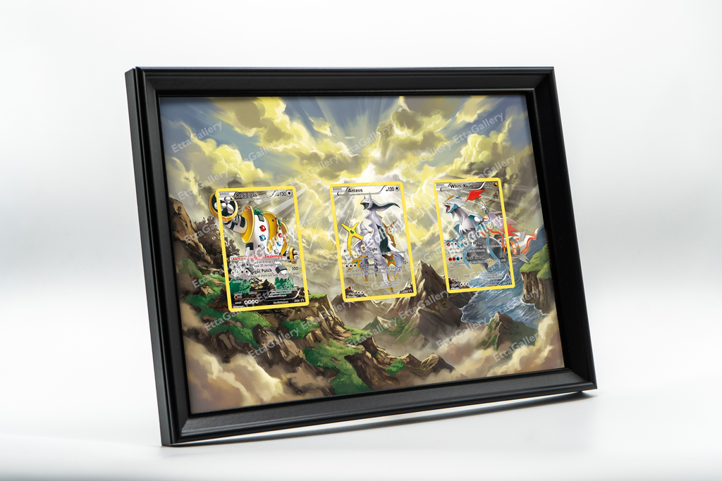 Regigigas, Arceus and White Kyurem from XY Promo