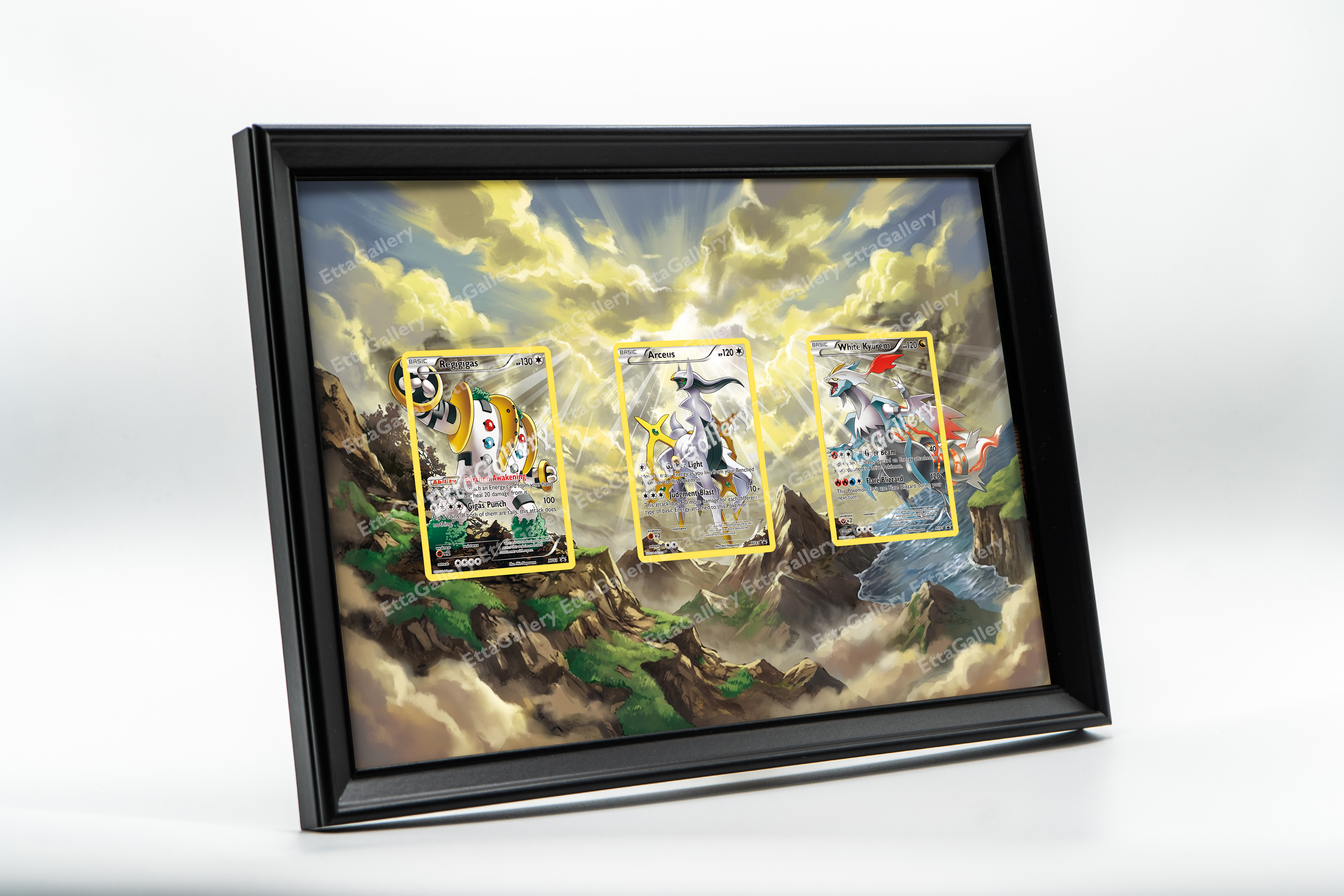 Regigigas, Arceus and White Kyurem from XY Promo
