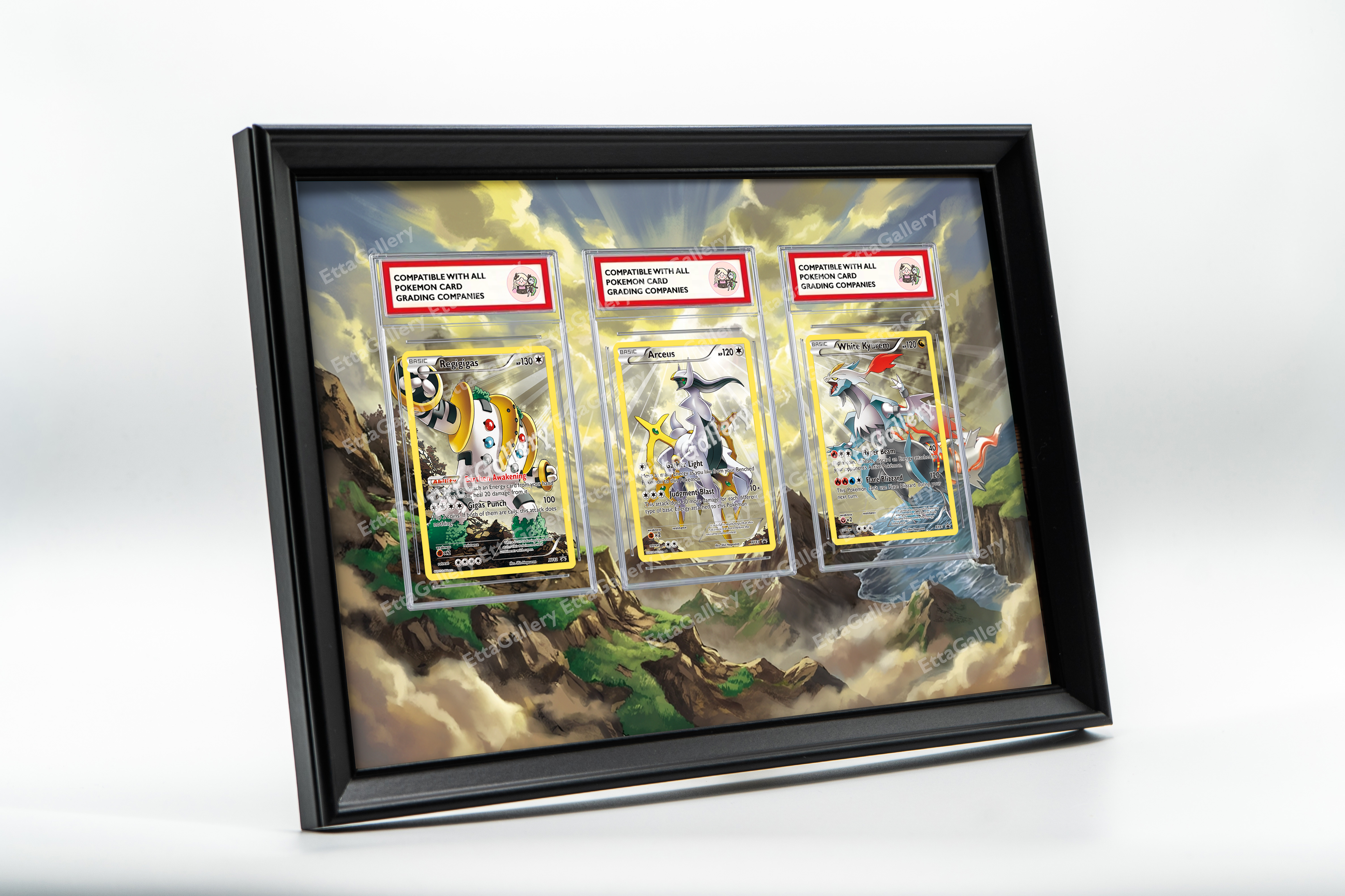 Regigigas, Arceus and White Kyurem from XY Promo