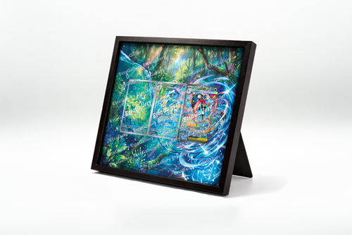 Froakie, Frogadier and Mega Greninja ex from Chaos Rising | Display Frame