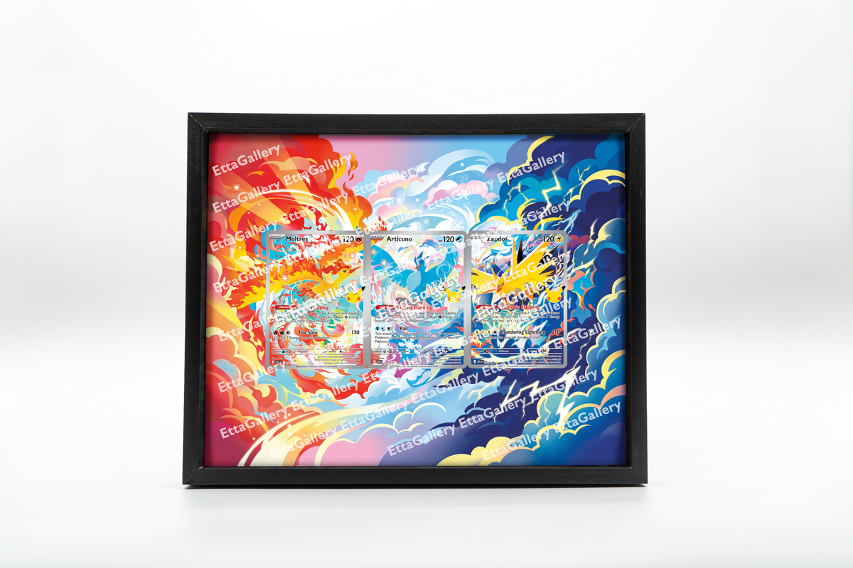 Moltres, Articuno and Zapdos from 30th Celebration | Display Frame