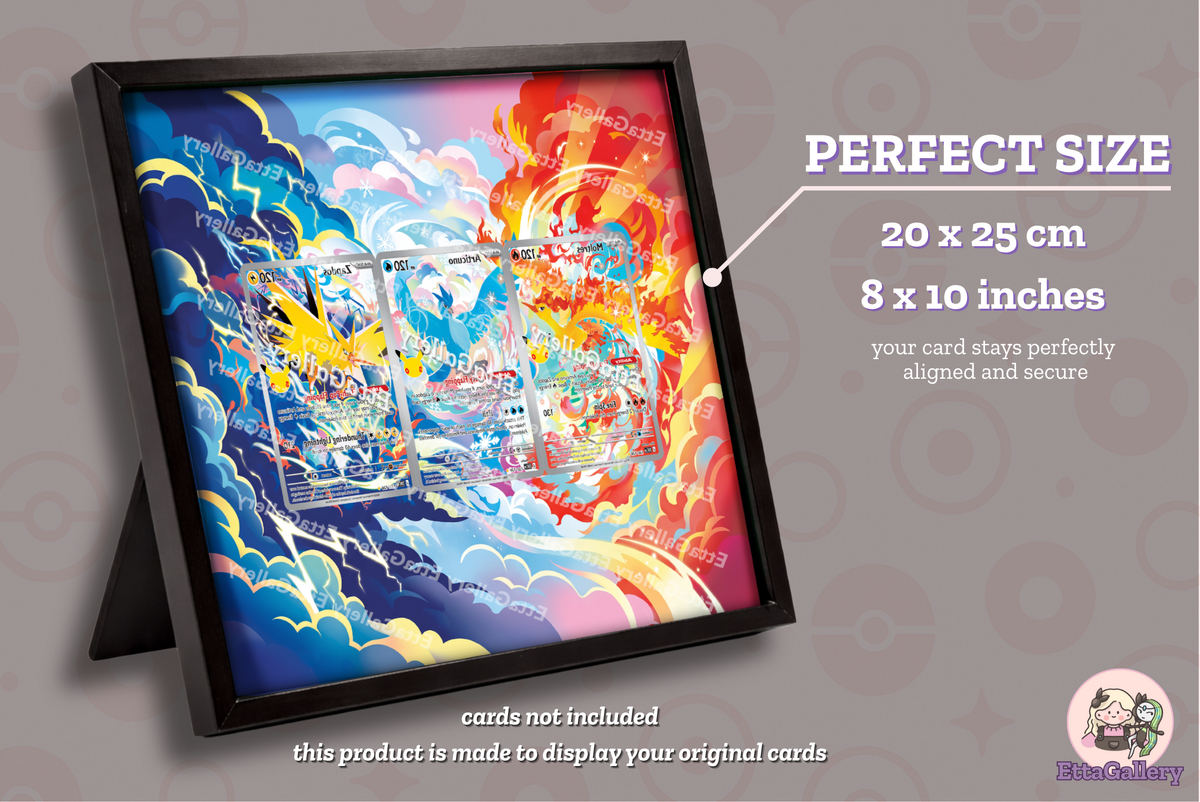 Moltres, Articuno and Zapdos from 30th Celebration | Display Frame