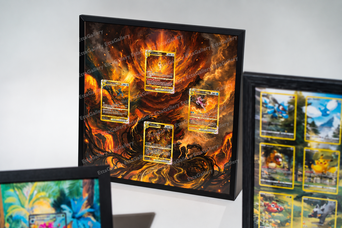 Arceus, Palkia, Dialga and Giratina VSTAR from Crown Zenith (Version 2) | Display Frame