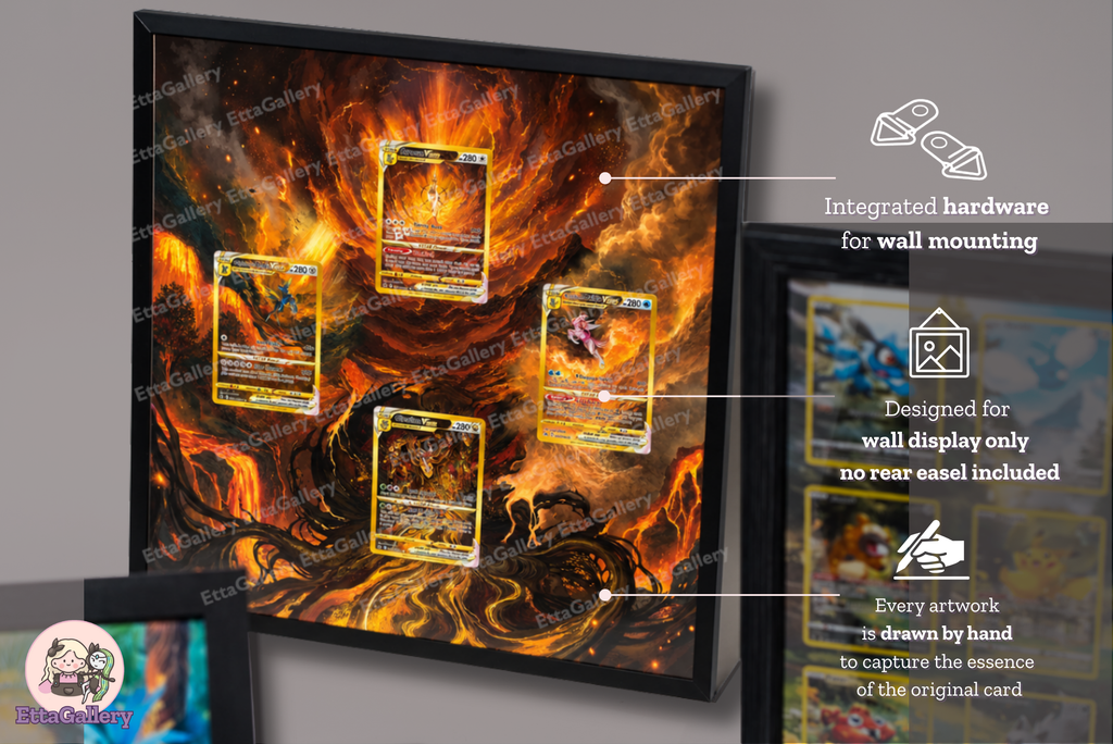 Arceus, Palkia, Dialga and Giratina VSTAR from Crown Zenith (Version 2) | Display Frame