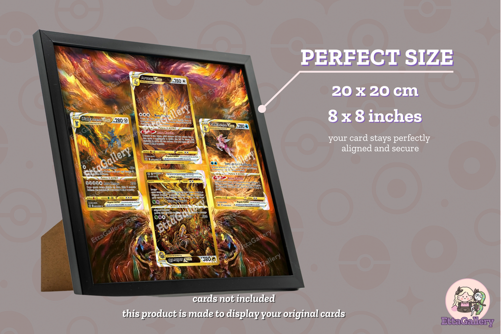 Arceus, Palkia, Dialga and Giratina VSTAR from Crown Zenith | Display Frame