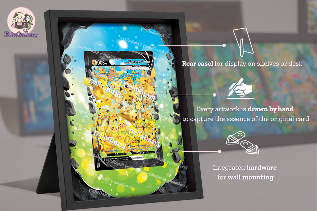 Pikachu V-UNION from SWSH Promo | Display Frame