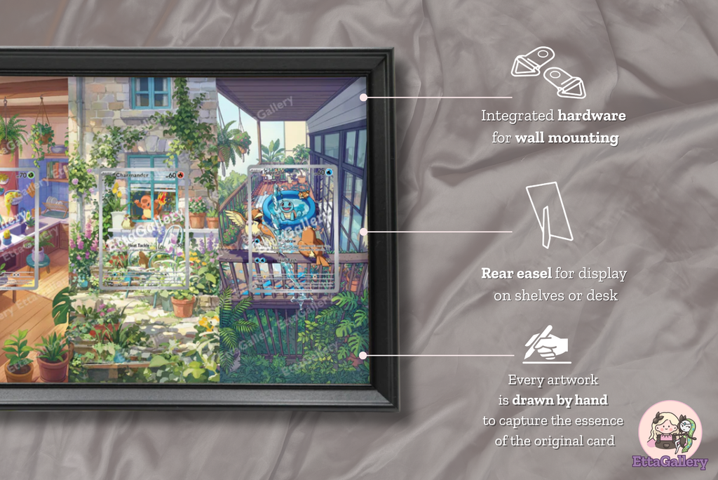 Bulbasaur, Charmander e Squirtle da Corona Astrale/Scarlatto e Violetto Promo