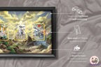 Regigigas, Arceus and White Kyurem from XY Promo | Display Frame