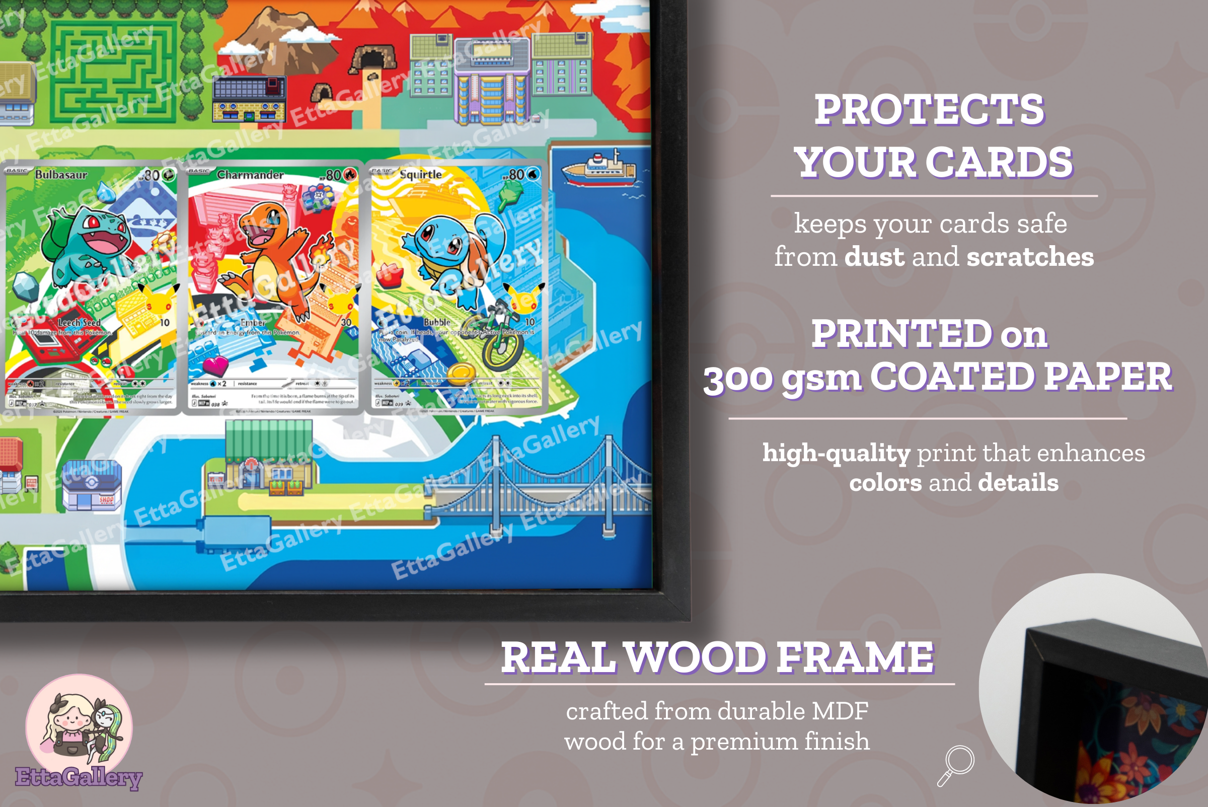 First Partner First Gen (30th Anniversary) from Mega Evolution Promo | Display Frame