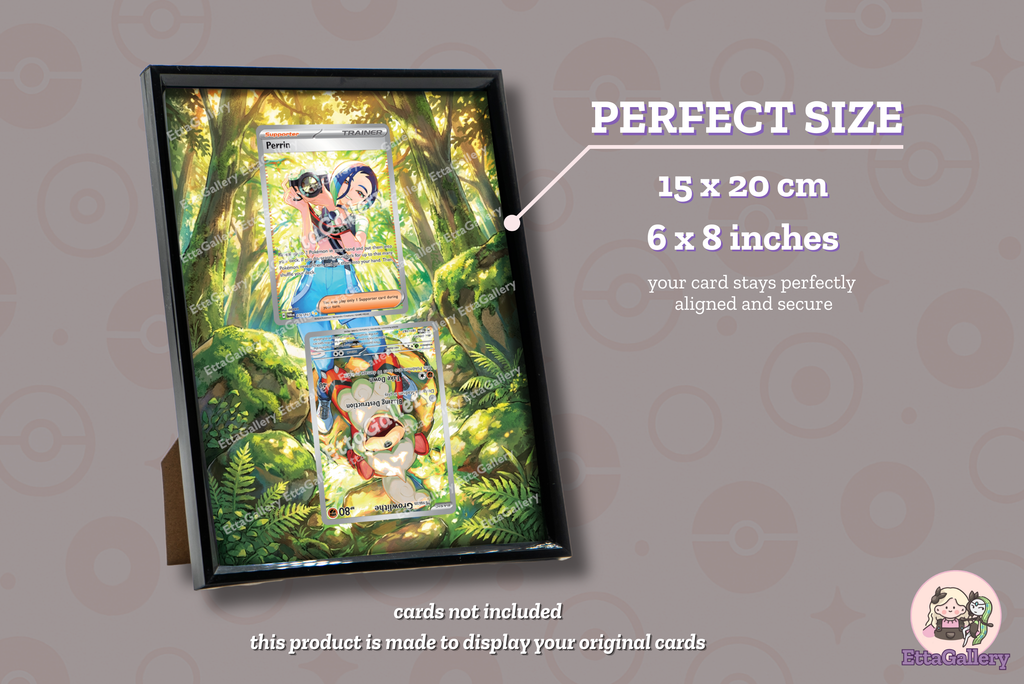 Perrin and Hisuian Growlithe from Twilight Masquerade | Display Frame