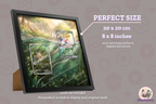 Feebas and Milotic ex from Surging Sparks | Display Frame