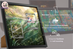 Feebas and Milotic ex from Surging Sparks | Display Frame