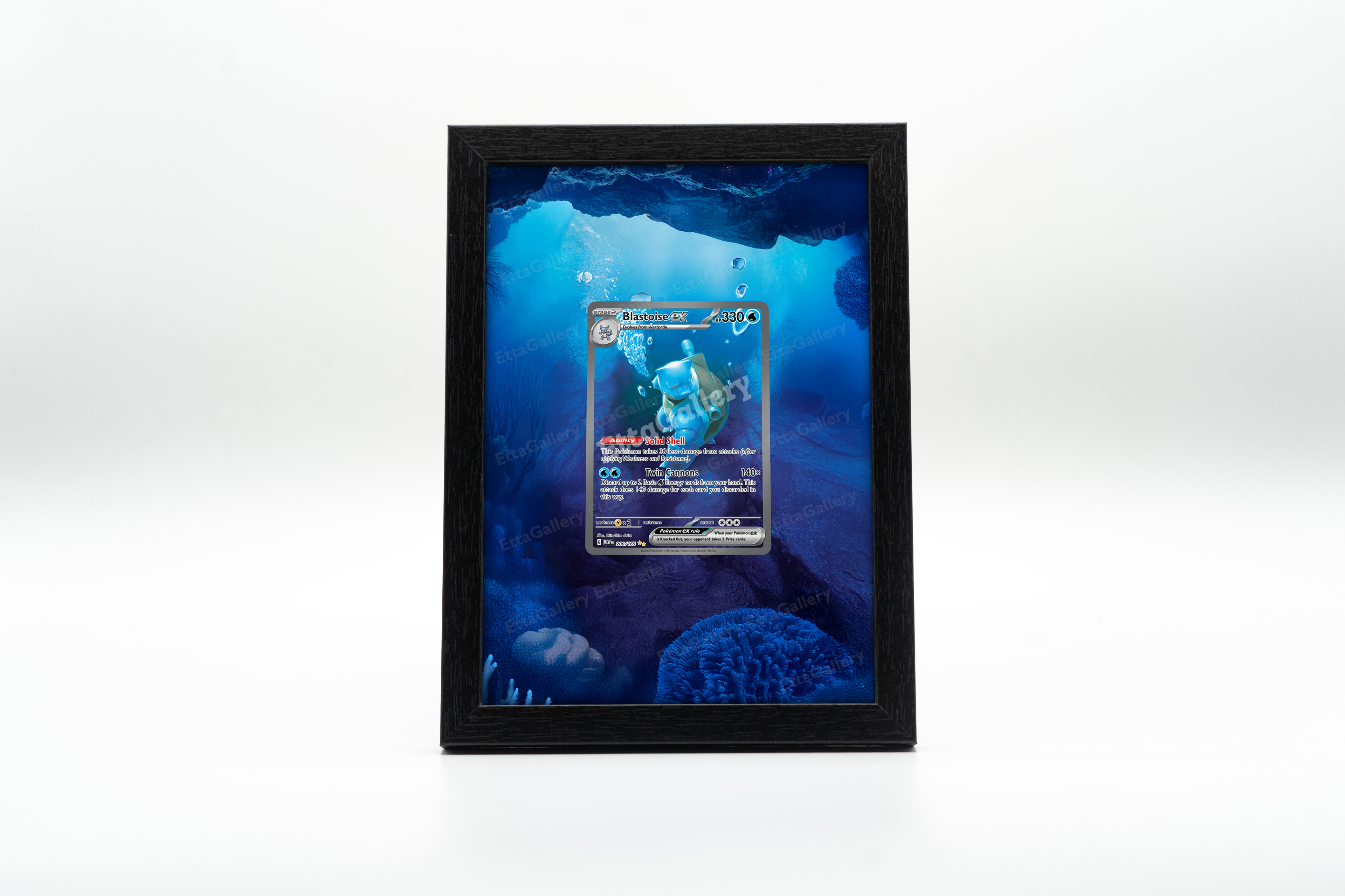 Blastoise ex from 151 | Display Frame EttaGallery Blastoise ex from 151 | Display Frame EttaGallery