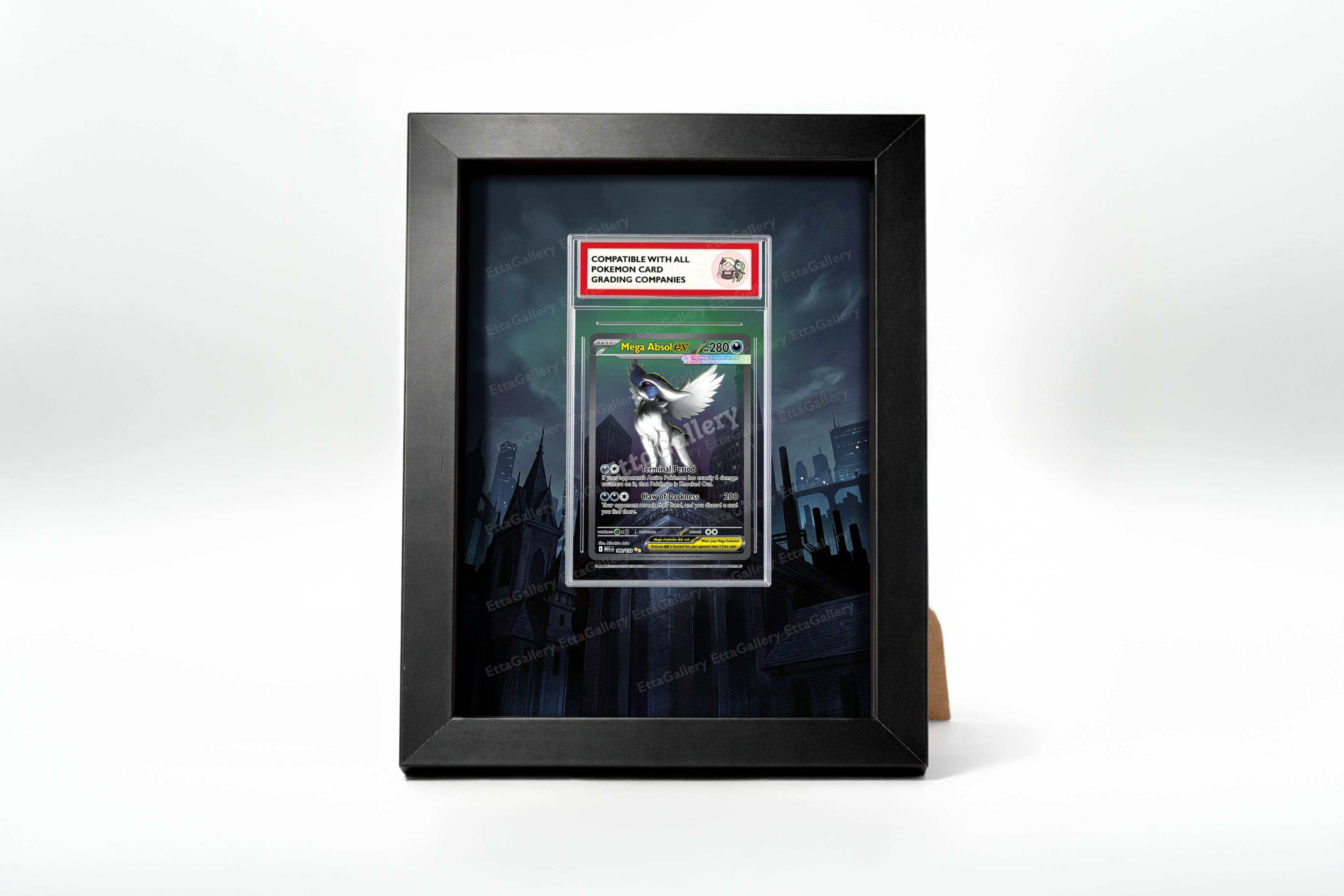 Mega Absol ex from Mega Evolution | Display Frame EttaGallery Mega Absol ex from Mega Evolution | Display Frame EttaGallery