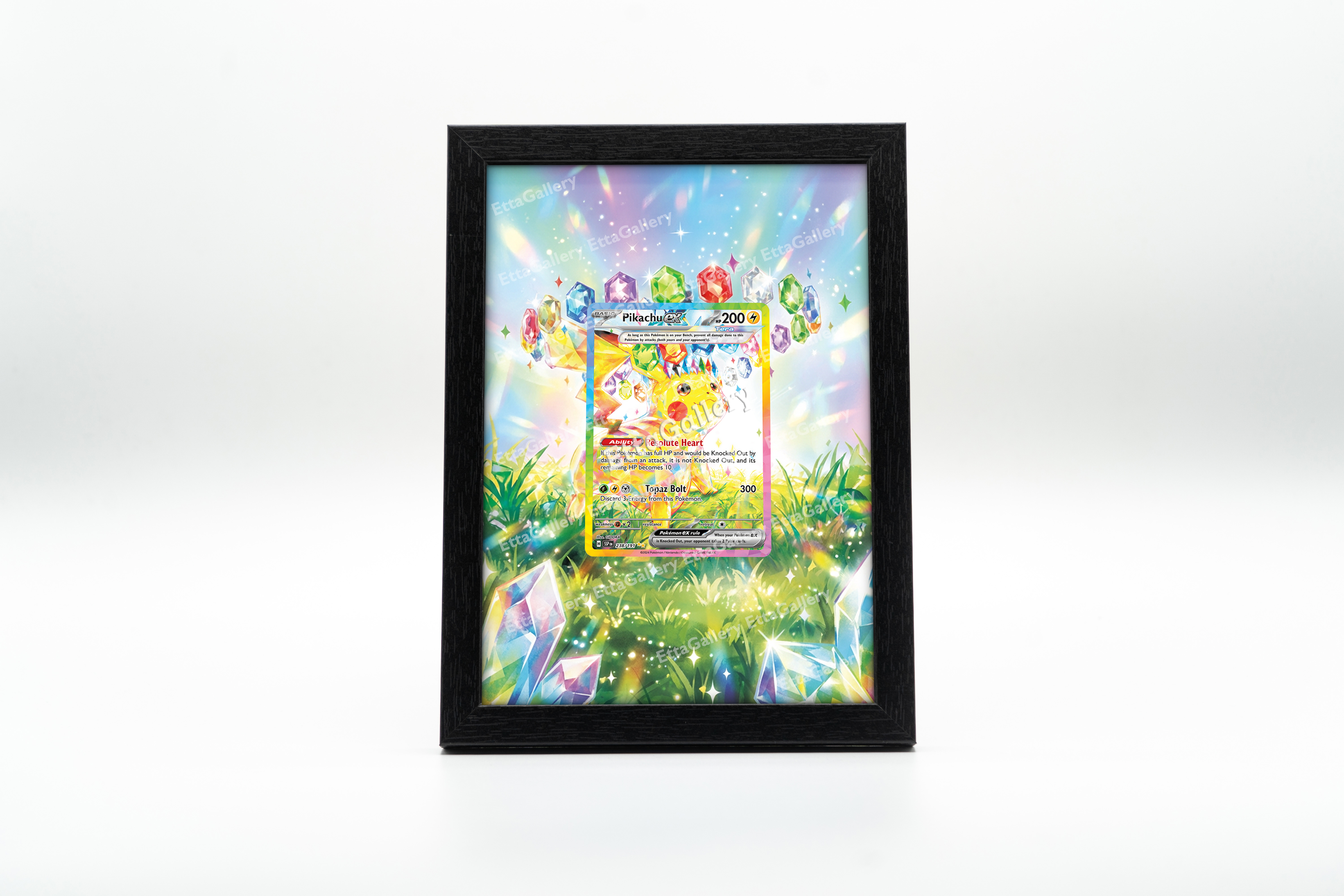 Pikachu ex from Surging Sparks