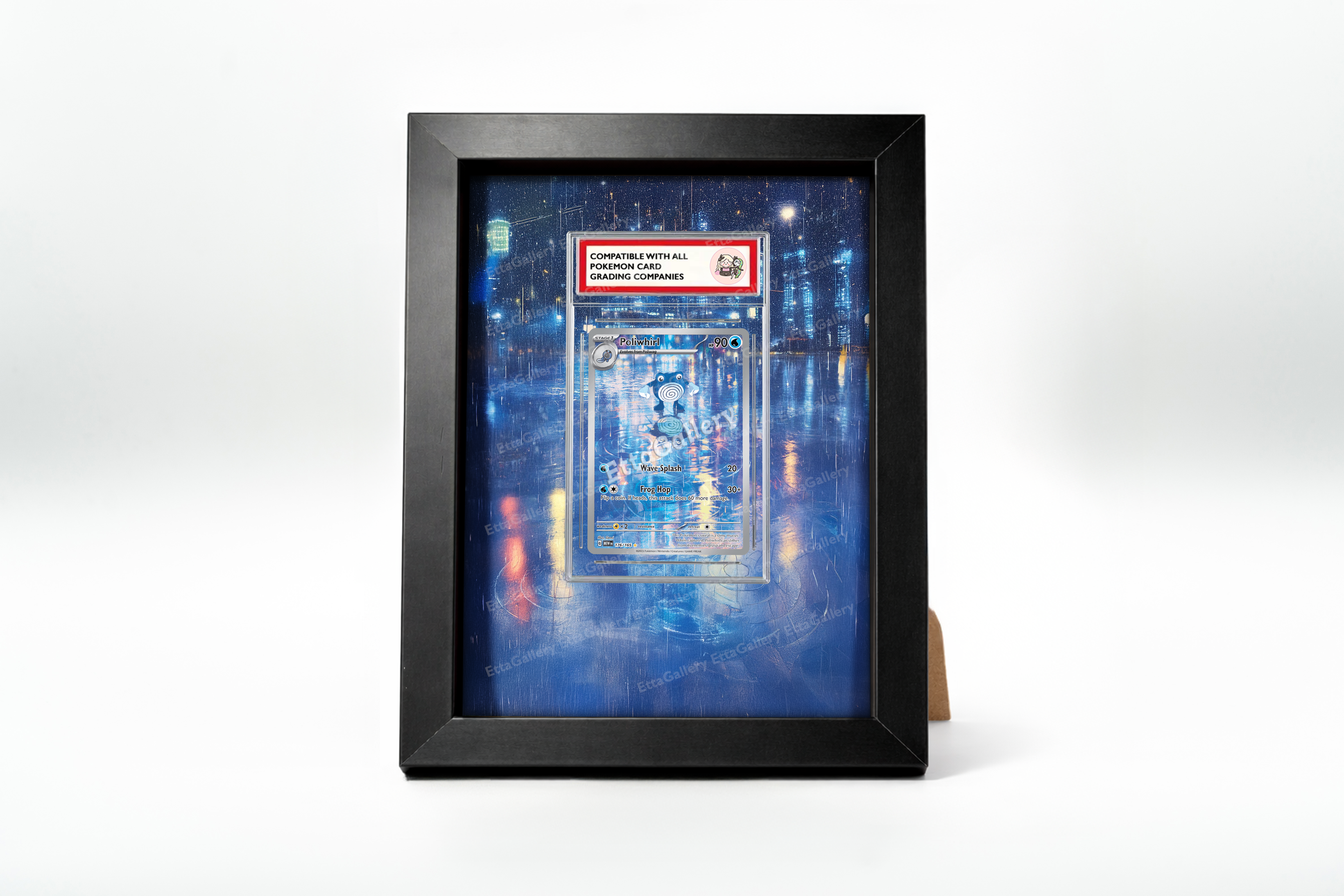 all 151 pokemon cards framed Poliwhirl from 151