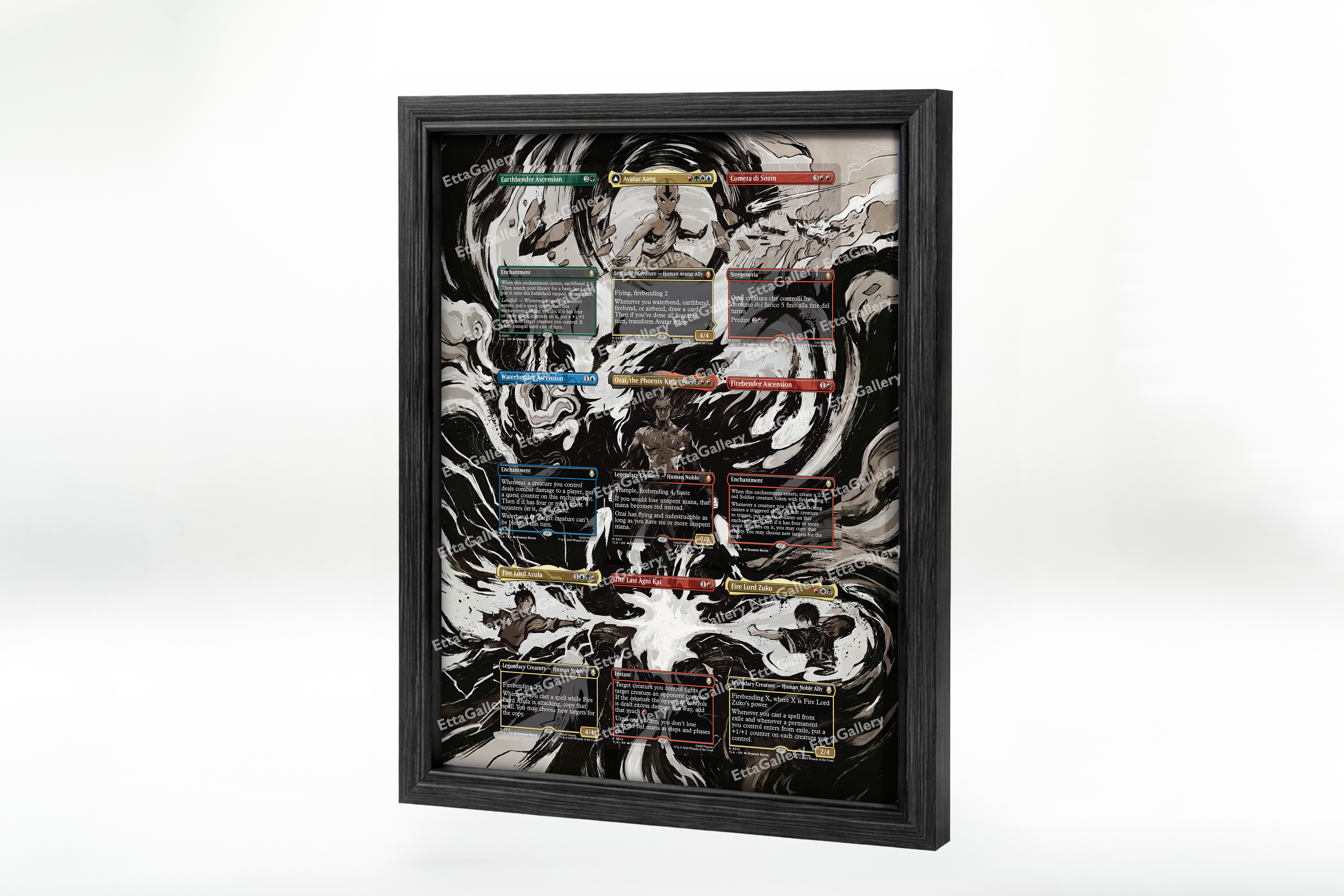 9-Card Composition from Avatar: The Last Airbender | Display Frame