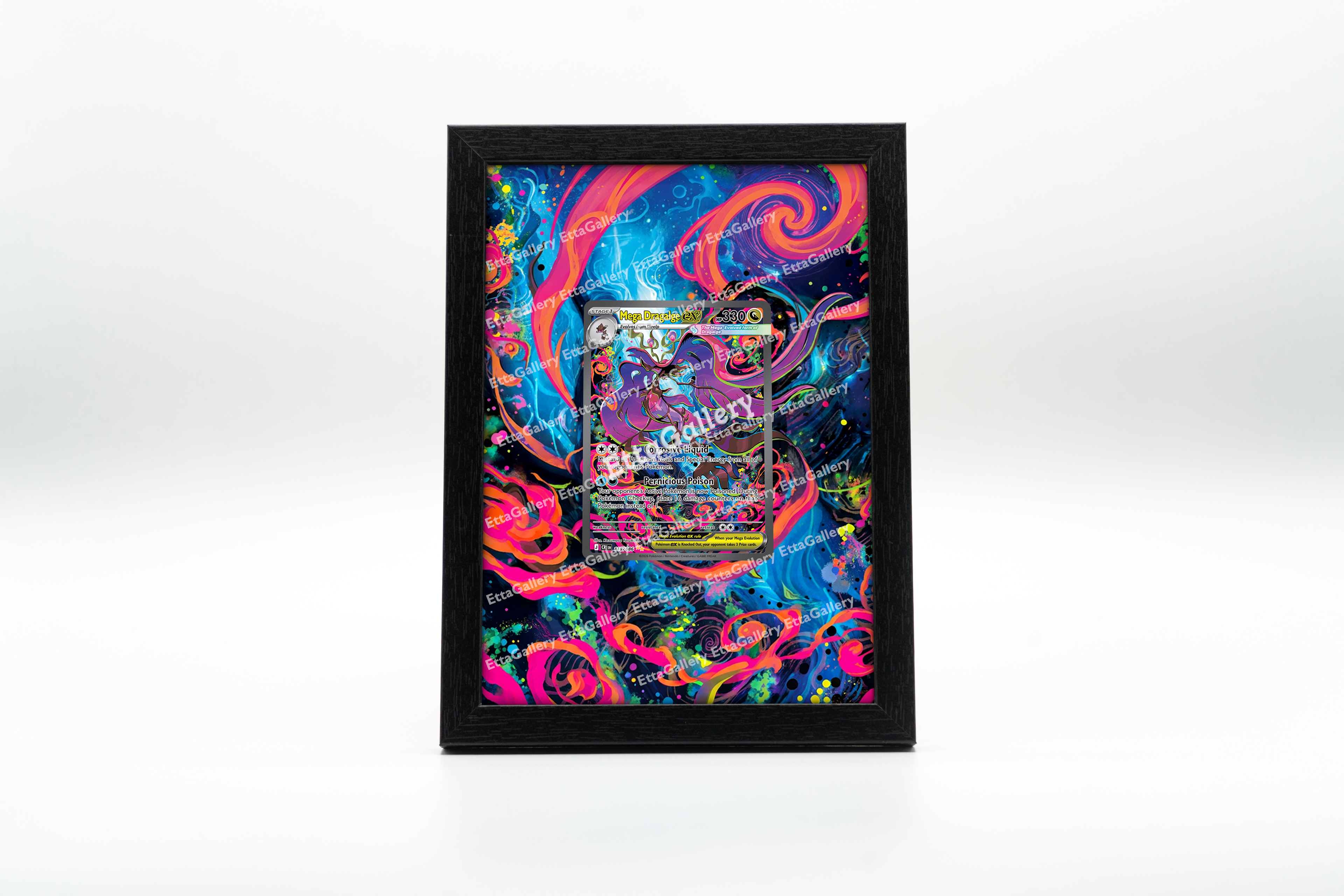 Mega Dragalge ex from Chaos Rising | Display Frame