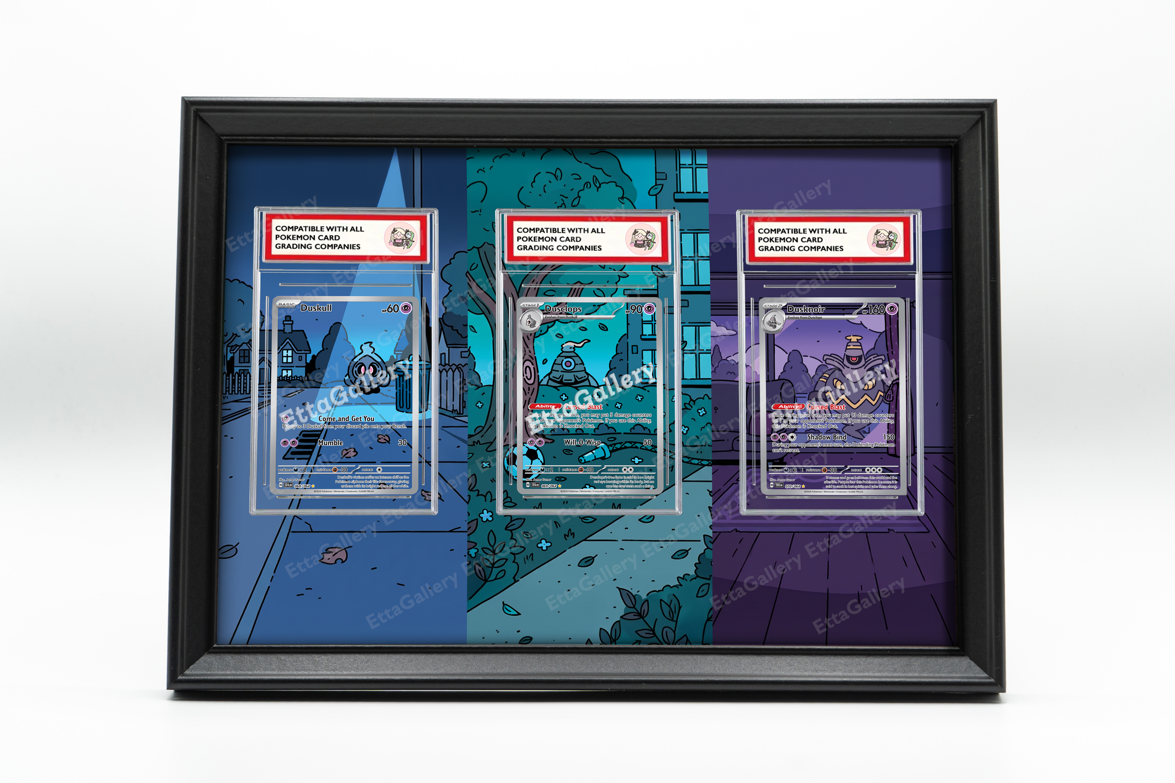 Duskull, Dusclops and Dusknoir from Shrouded Fable