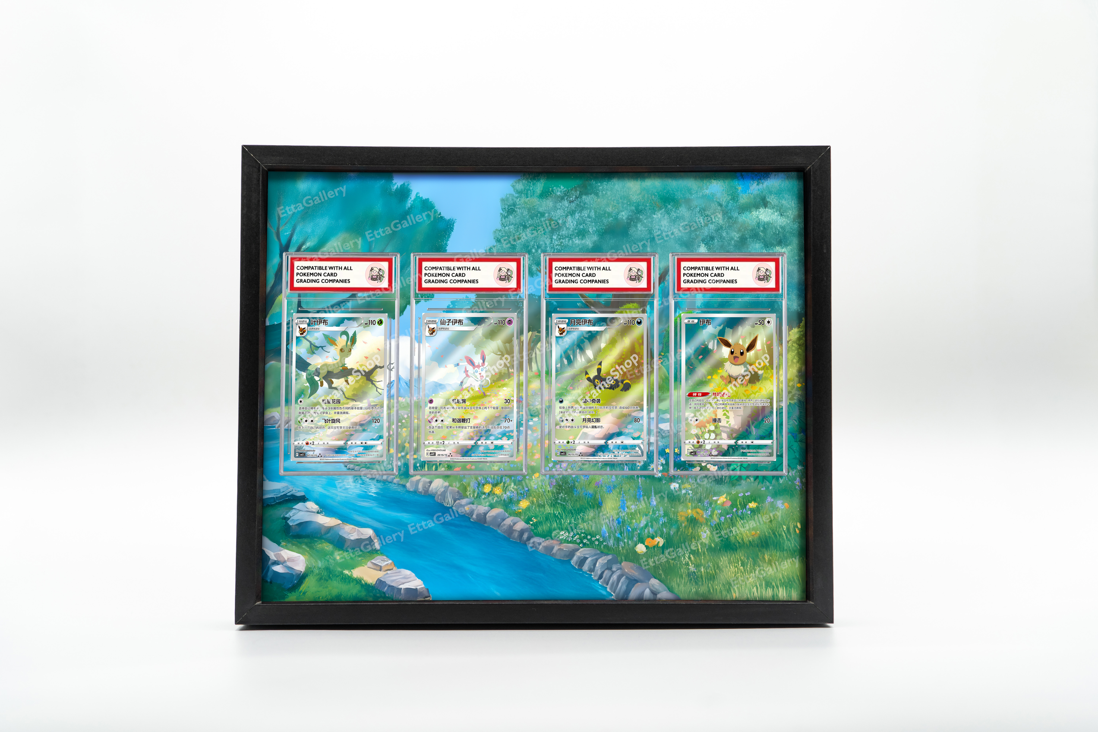 Eevee, Umbreon, Leafeon and Sylveon from Gem Pack Vol. 2