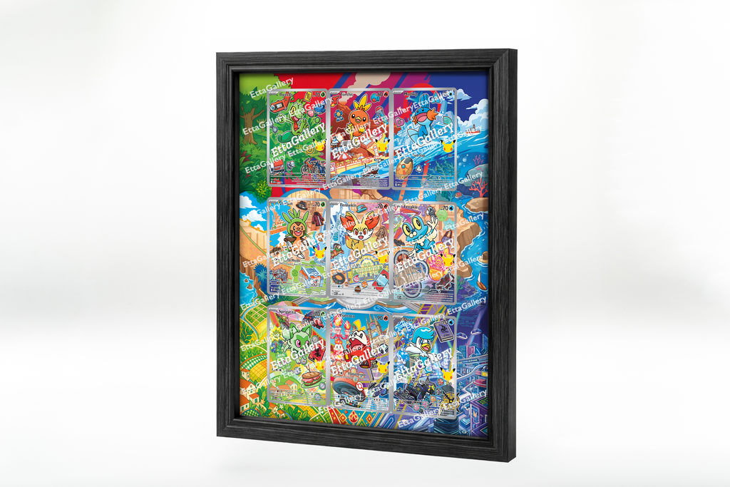 Primi Compagni d'Avventura - Serie 3 - Full Set (30° Anniversario) da Megaevoluzione Promo | Cornice Espositiva