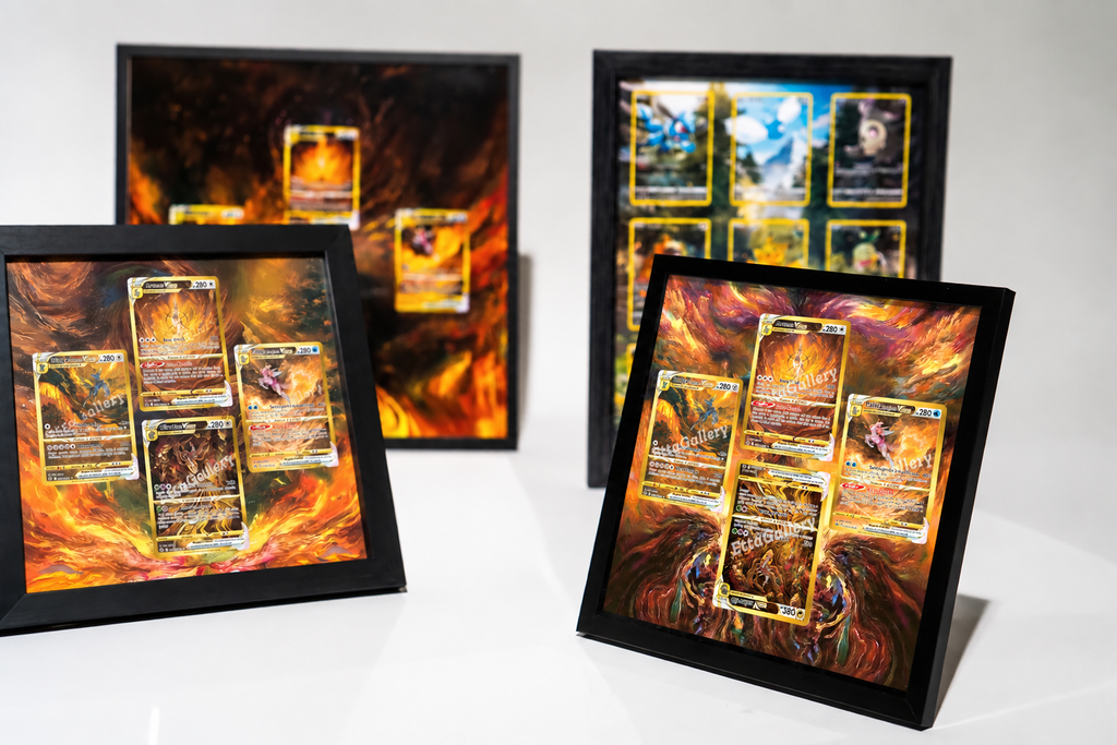 Arceus, Palkia, Dialga and Giratina VSTAR from Crown Zenith | Display Frame
