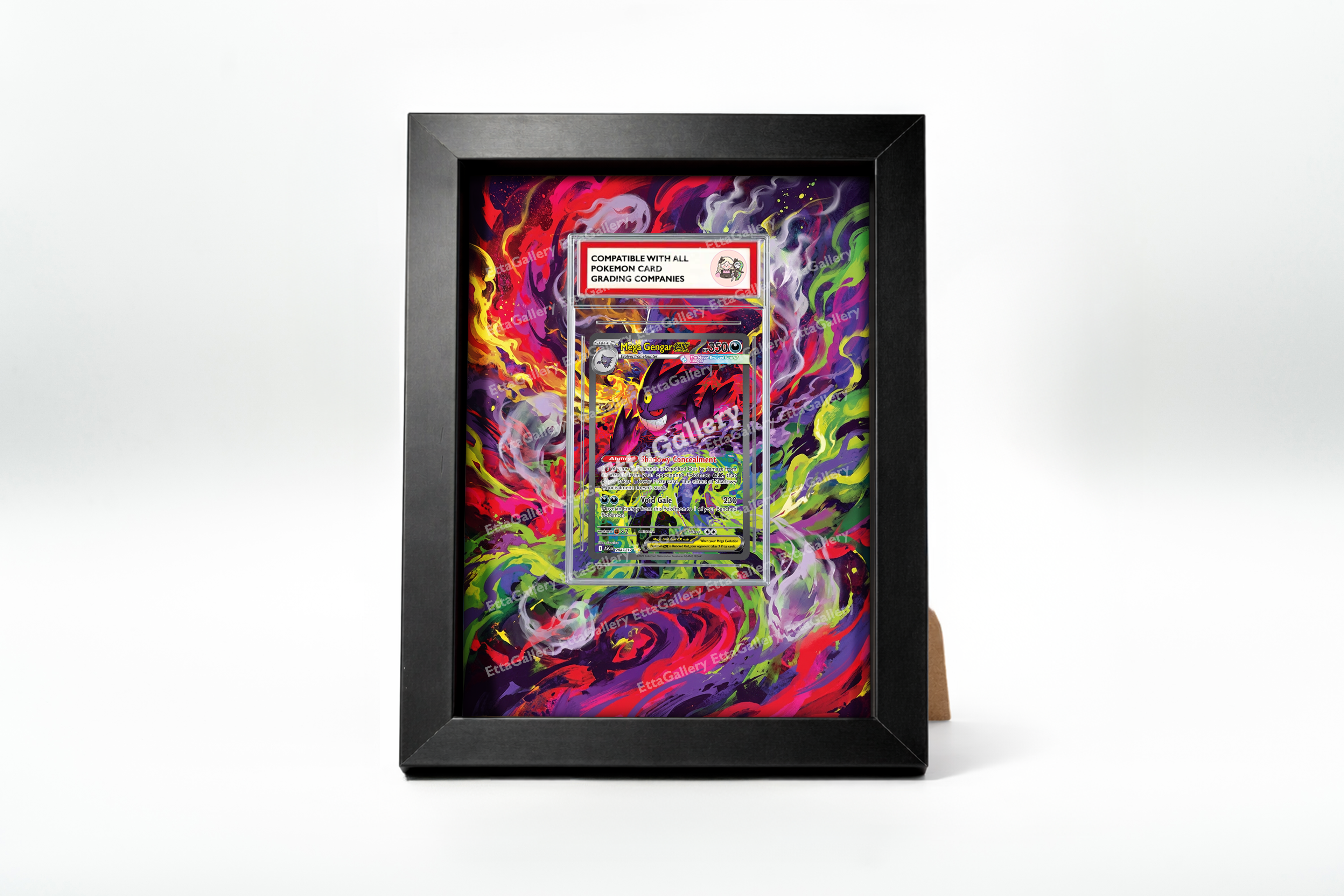 Mega Gengar ex from Ascended Heroes | Display Frame EttaGallery Mega Gengar ex from Ascended Heroes | Display Frame EttaGallery
