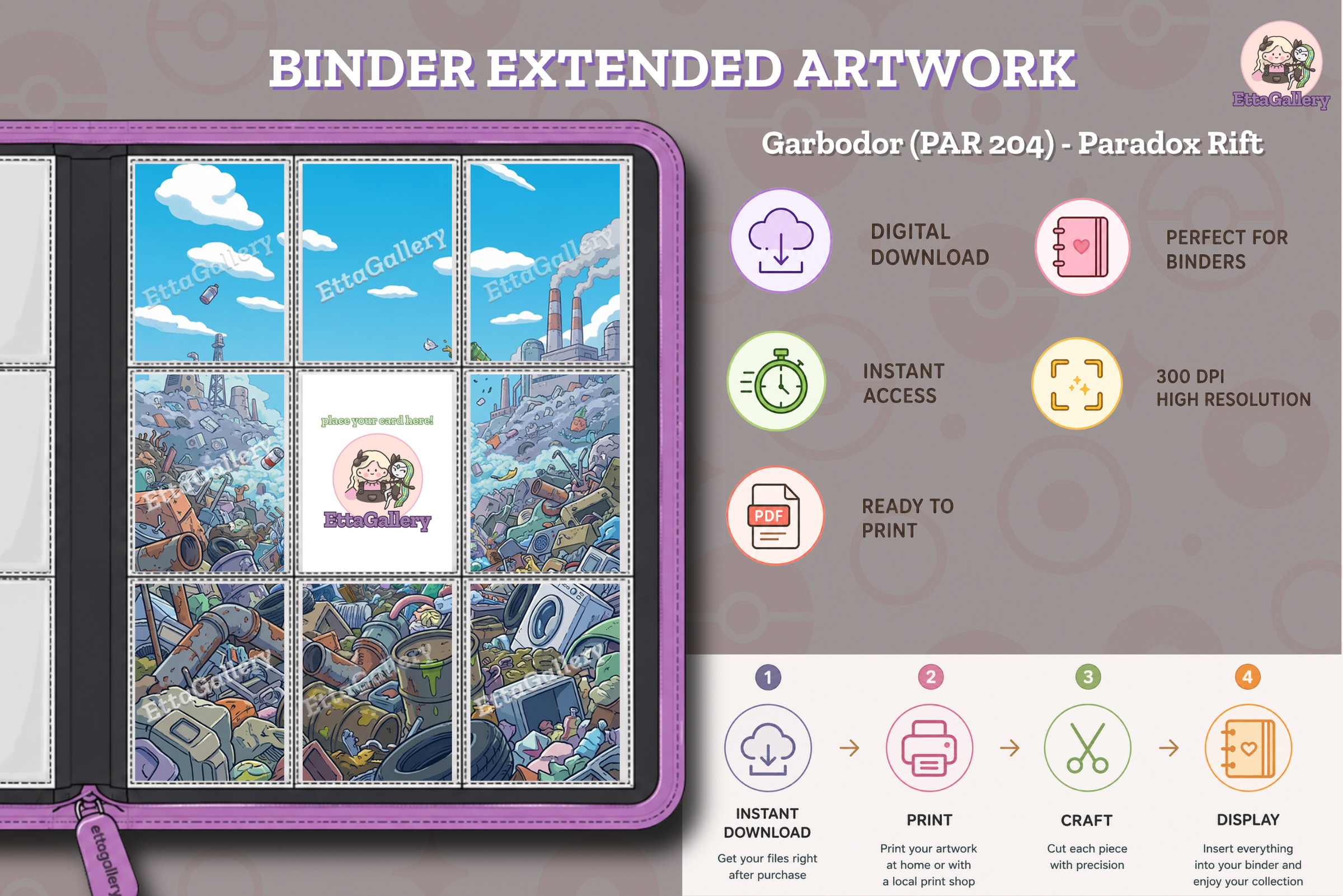 Garbodor from Paradox Rift | Binder Extended Art (Digital)