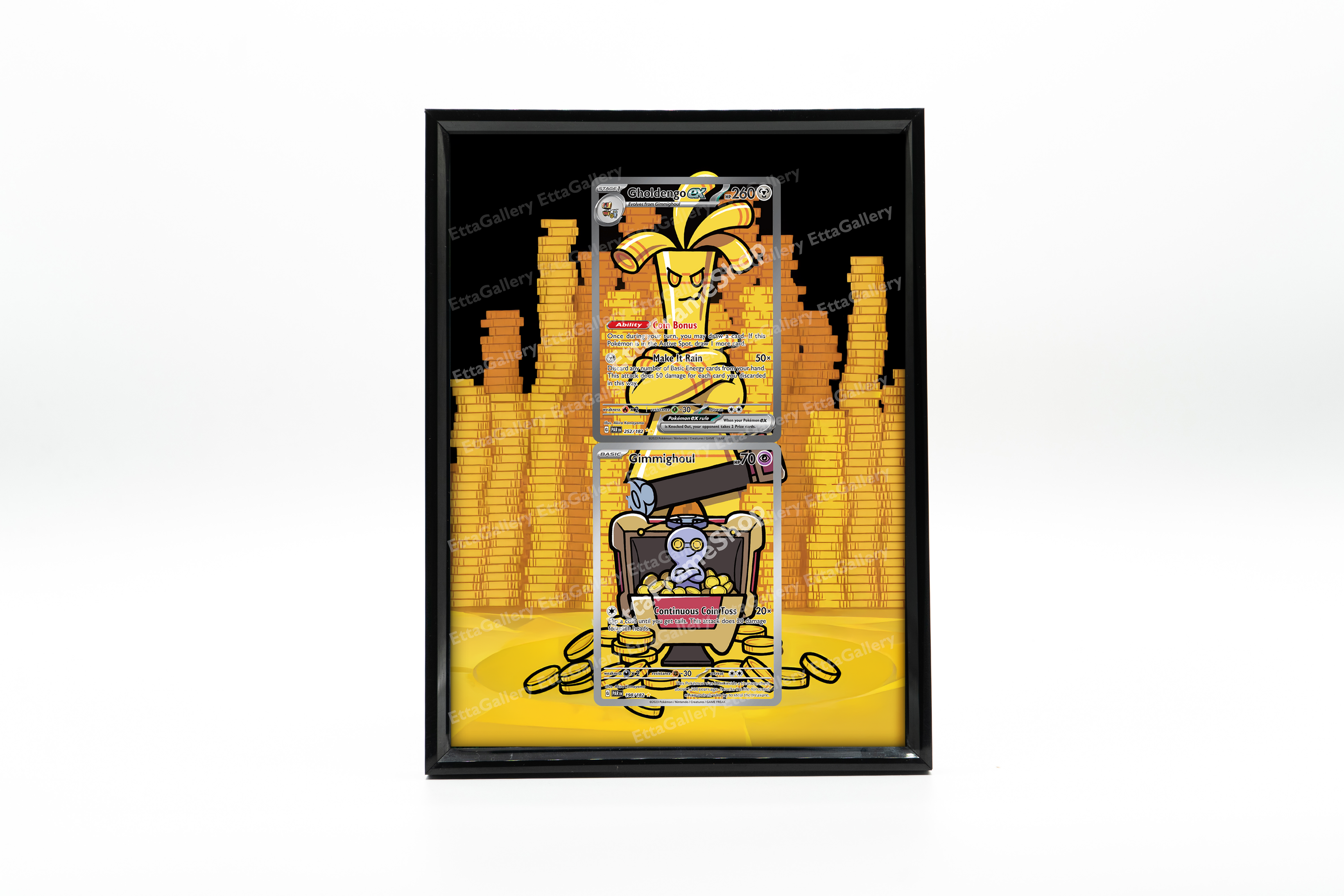 Gholdengo ex and Gimmighoul from Paradox Rift