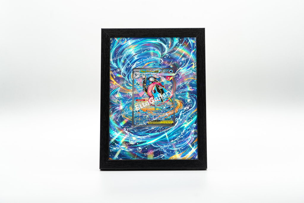 Mega Greninja ex from Chaos Rising | Display Frame