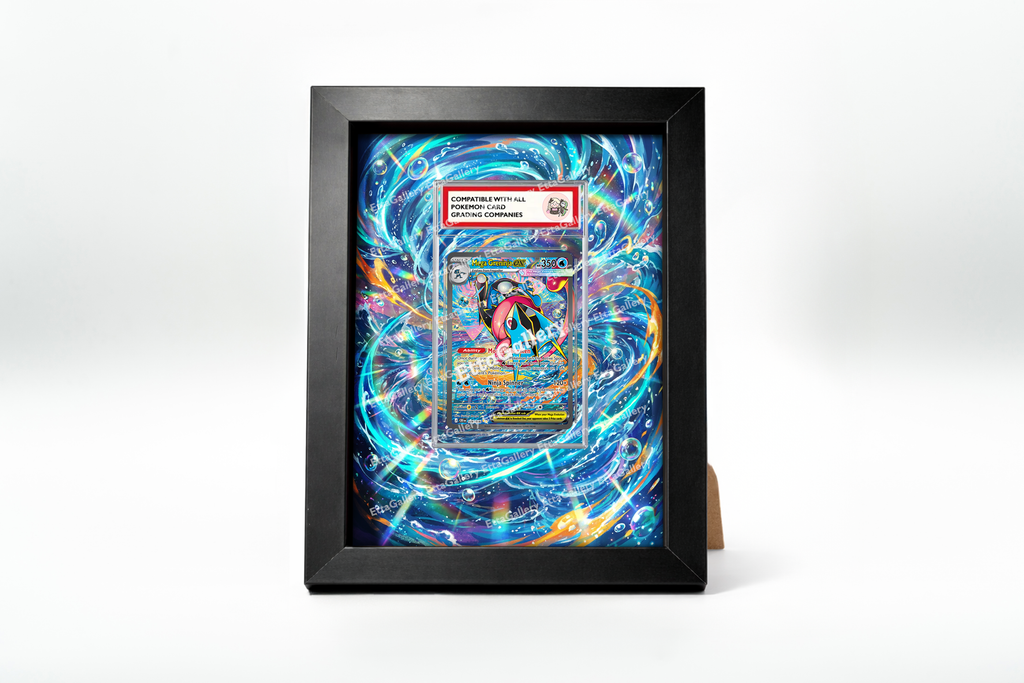 Mega Greninja ex from Chaos Rising | Display Frame
