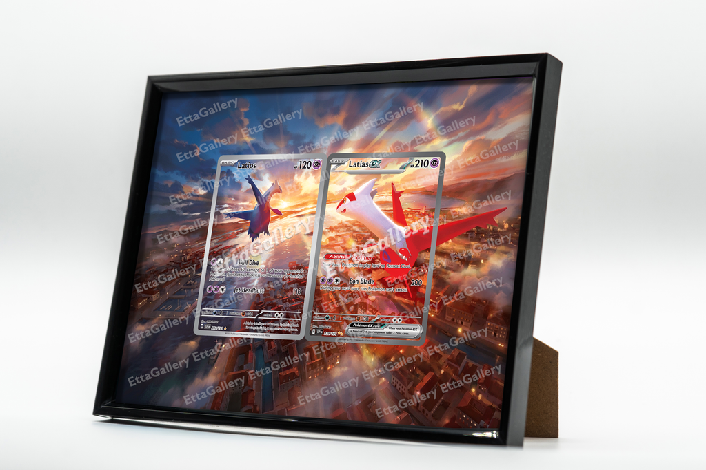 Latios and Latias ex from Surging Sparks | Display Frame