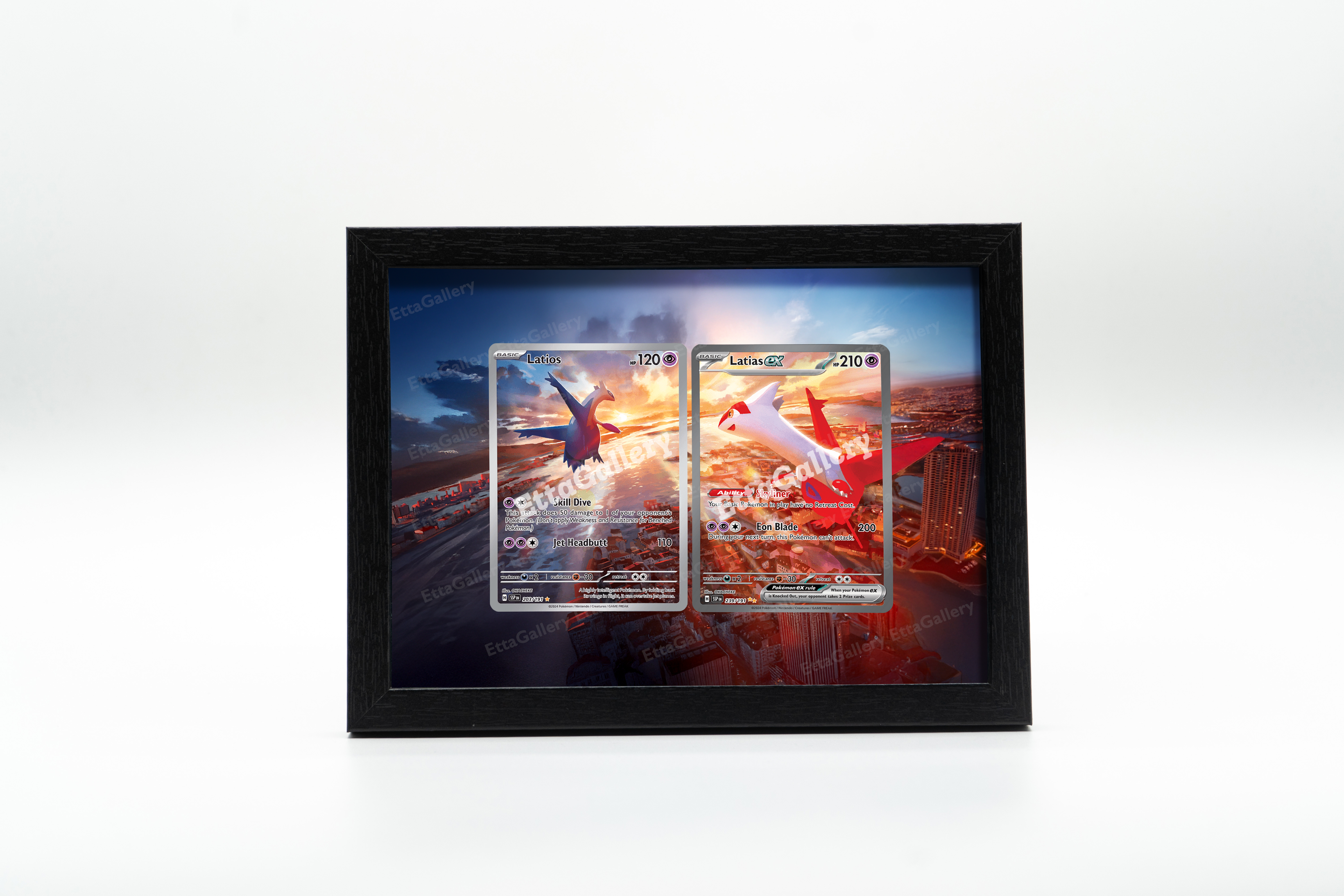 Latios and Latias ex from Surging Sparks