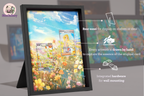 Lillie's Determination and Mew ex from Mega Evolution /Scarlet and Violet Promo SV-P | Display Frame