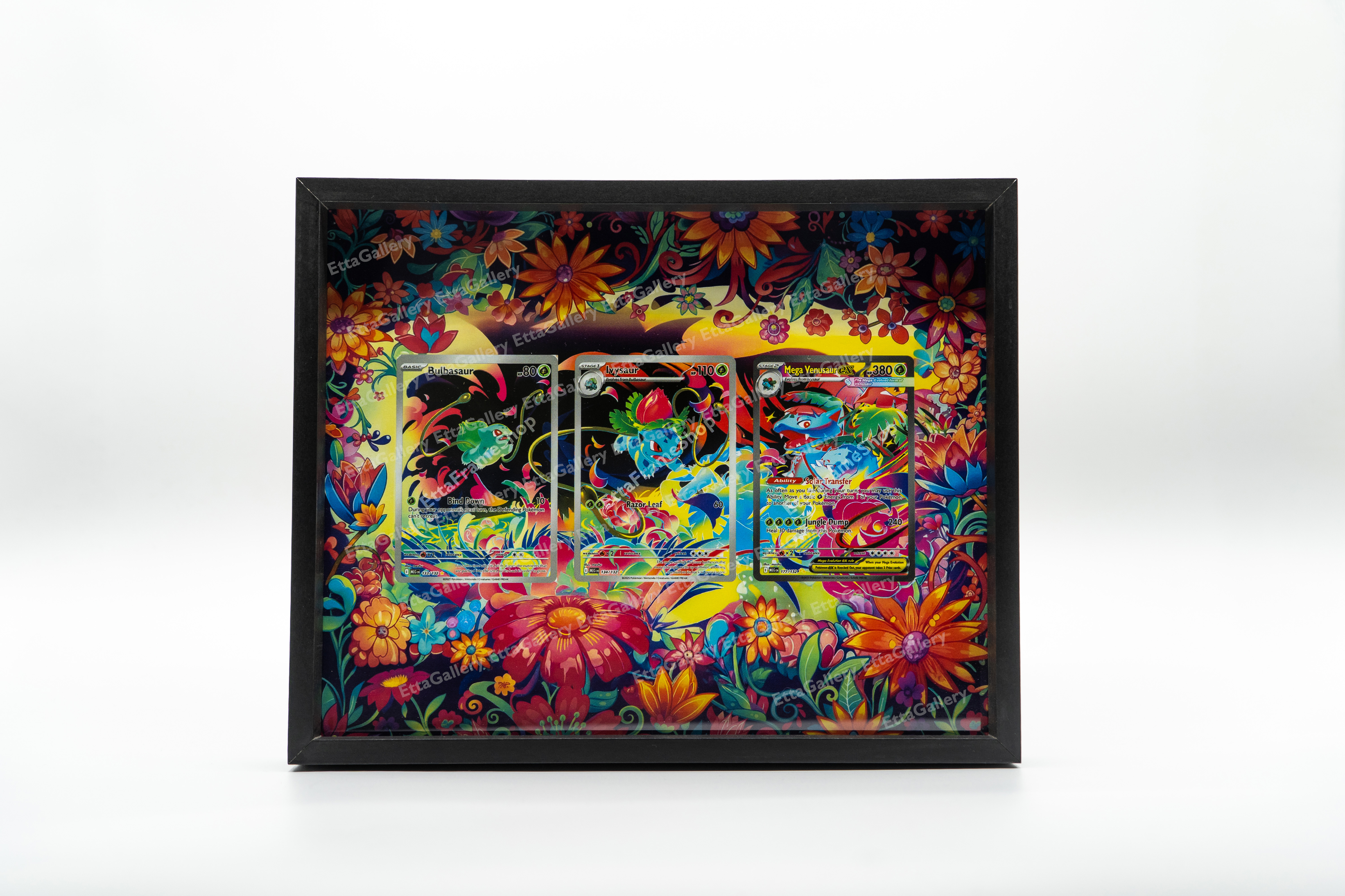 Bulbasaur, Ivysaur and Mega Venusaur ex from Mega Evolution