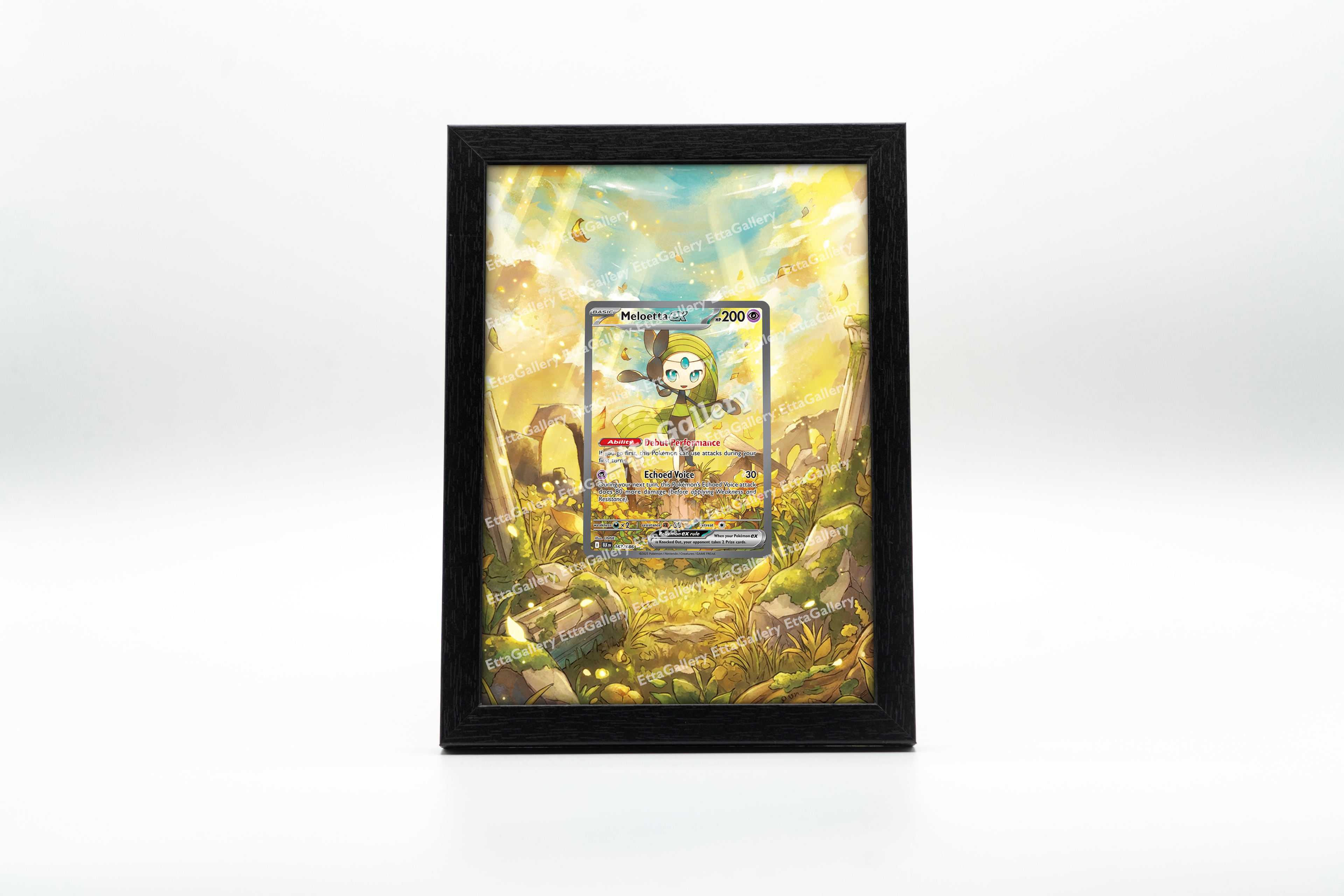 Meloetta ex from Black Bolt | Display Frame