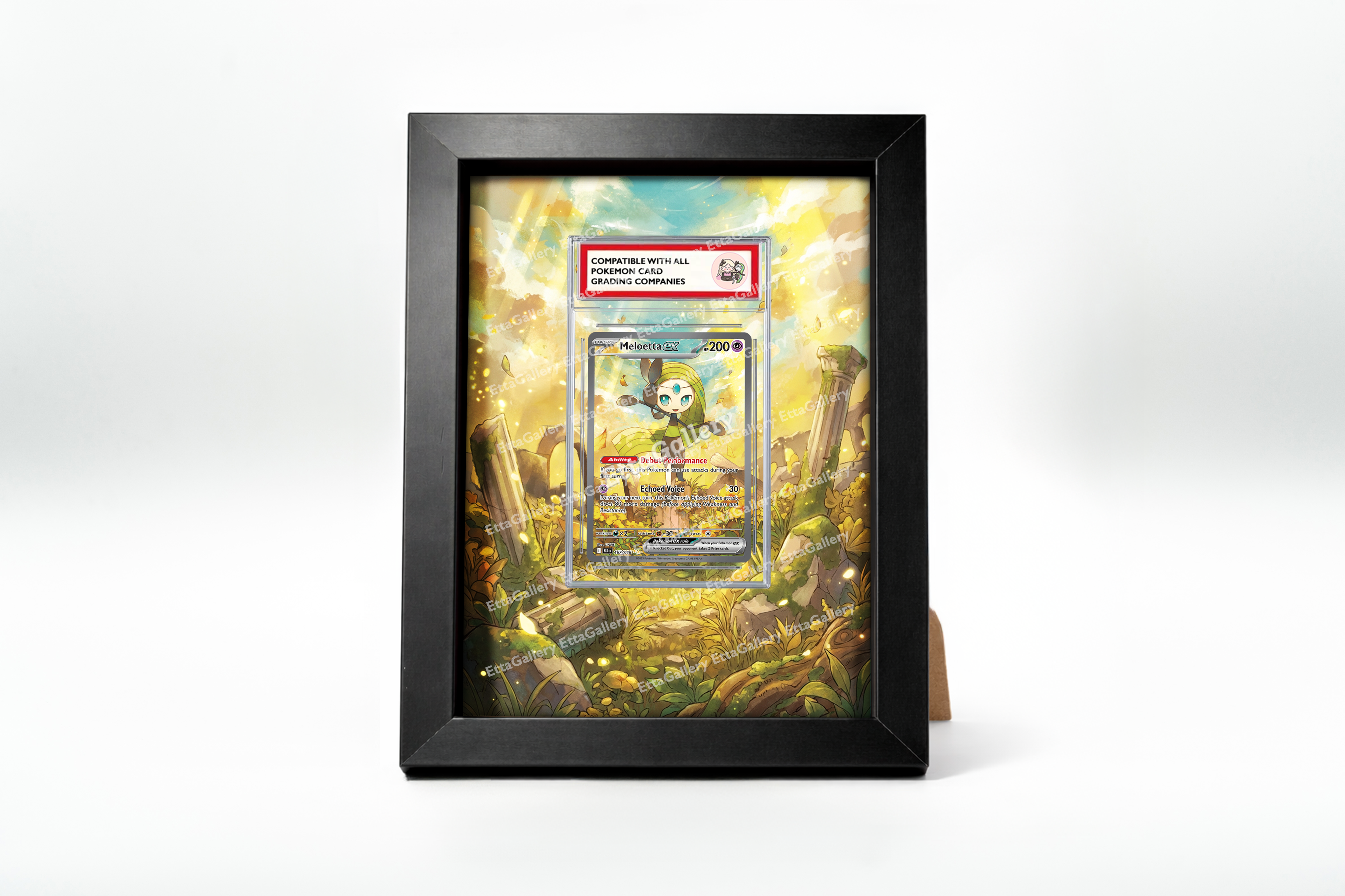 Meloetta ex from Black Bolt | Display Frame