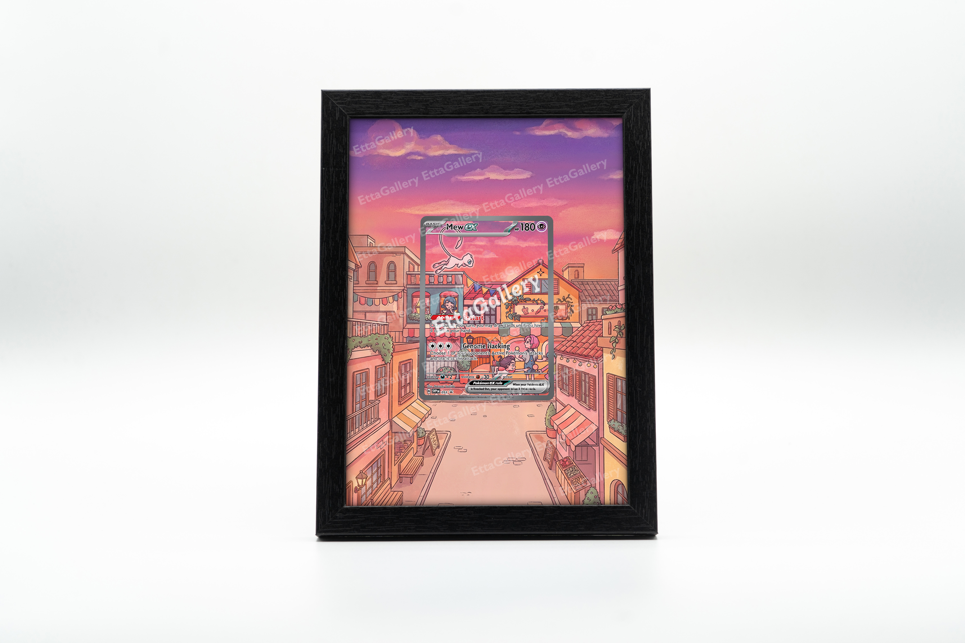 Mew ex from Scarlet and Violet Promo | Display Frame