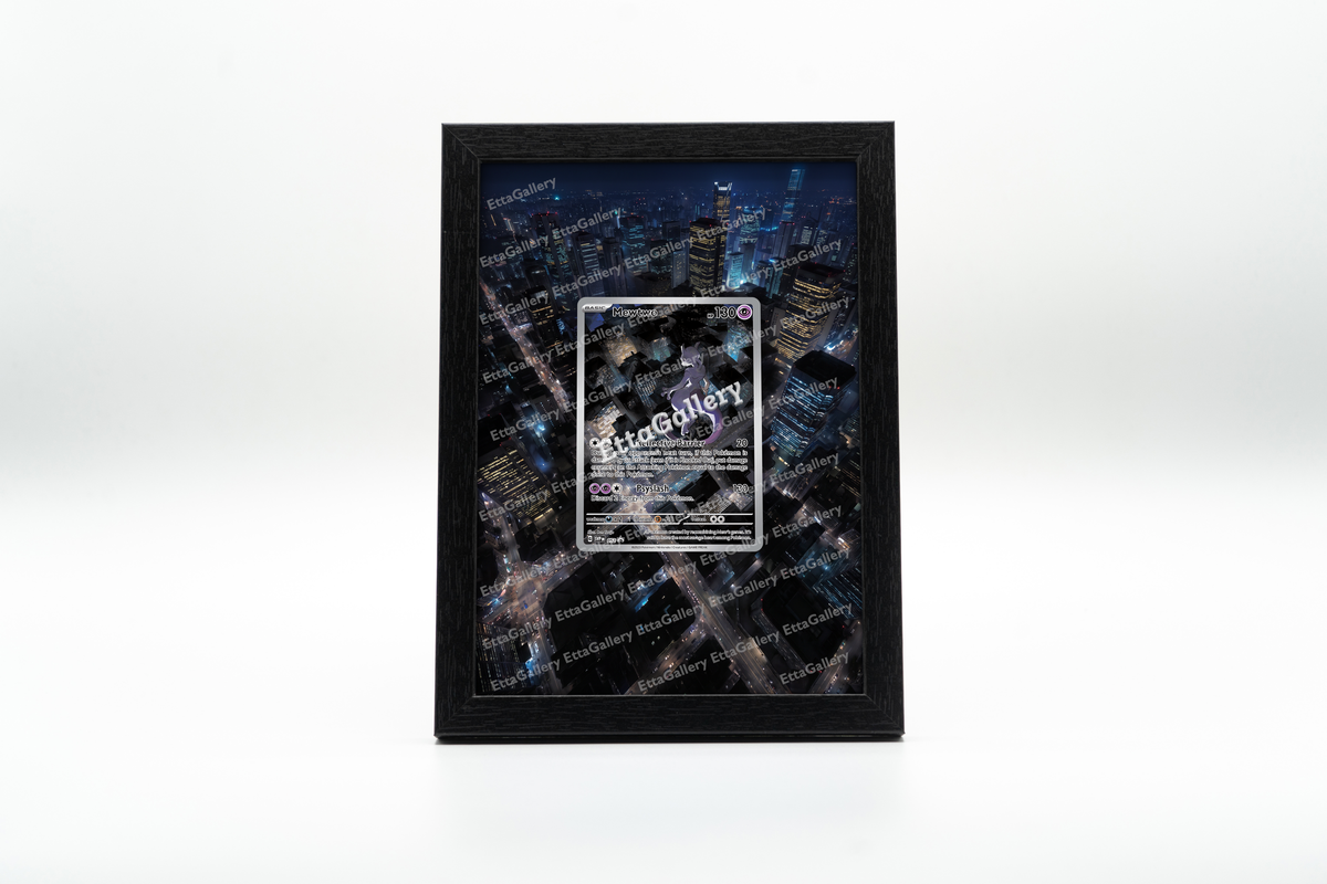 Mewtwo from Scarlet and Violet Promo | Display Frame