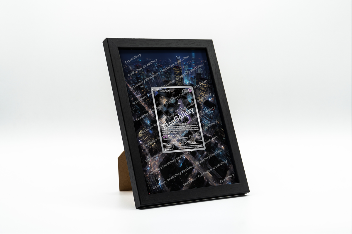 Mewtwo from Scarlet and Violet Promo | Display Frame