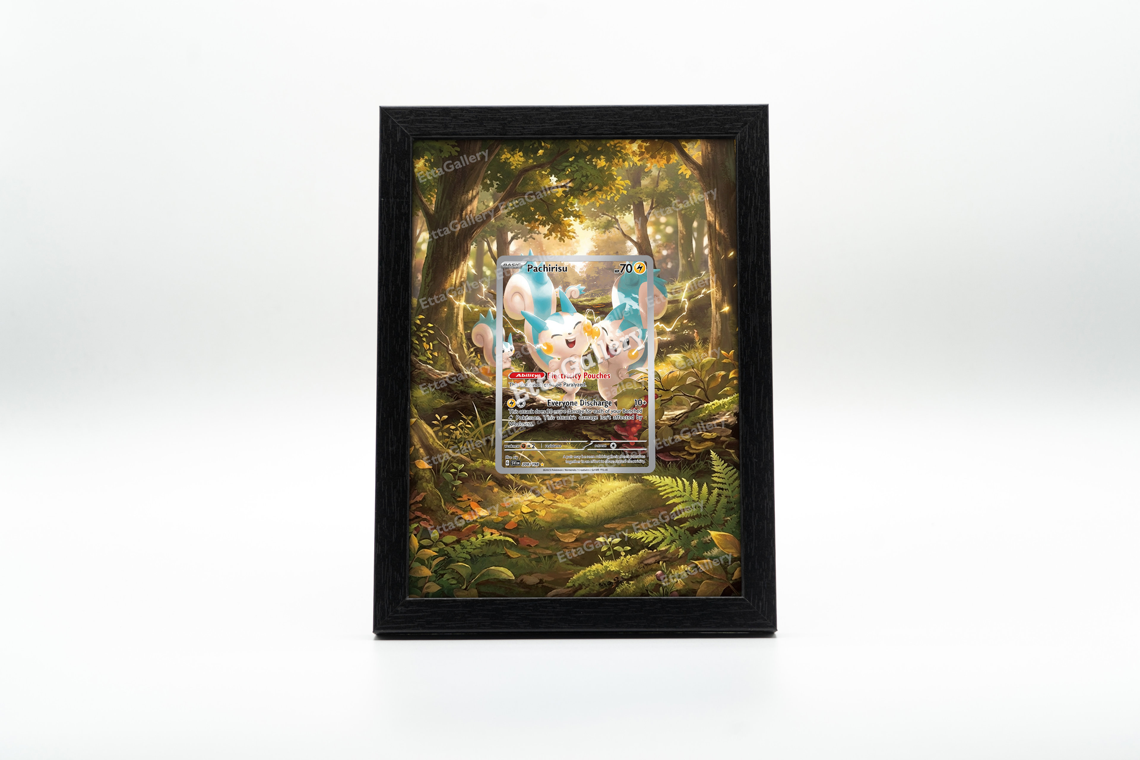 Pachirisu from Scarlet and Violet | Display Frame