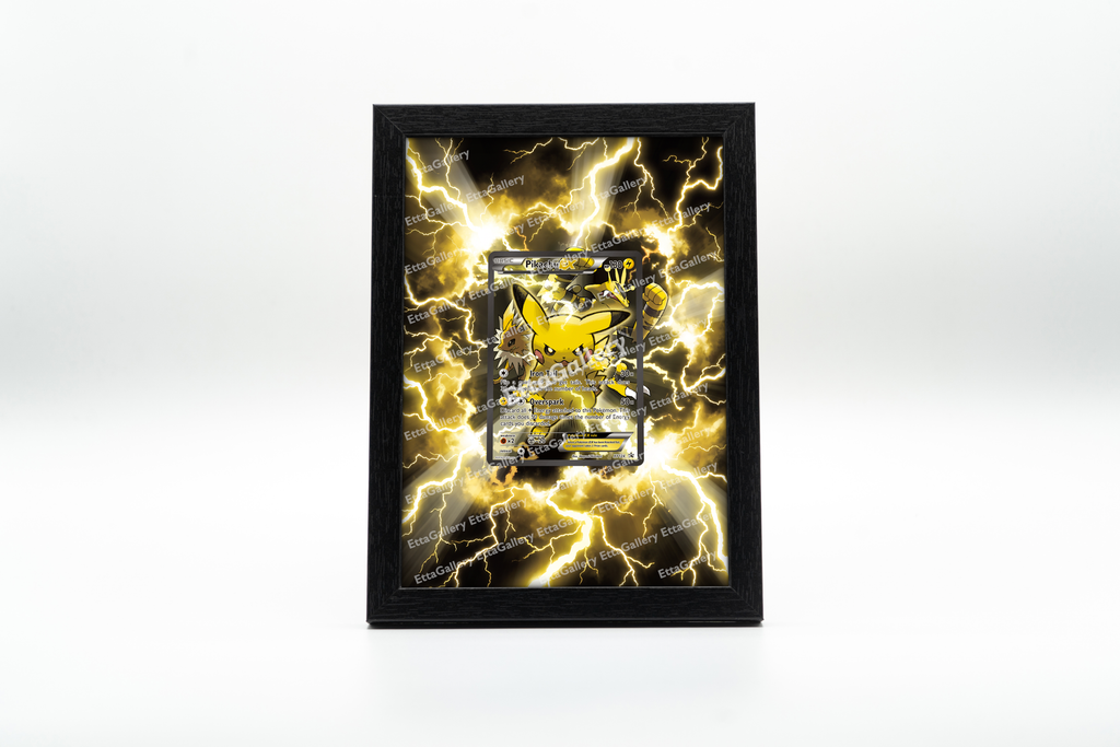 Pikachu EX from XY Black Star Promos | Display Frame