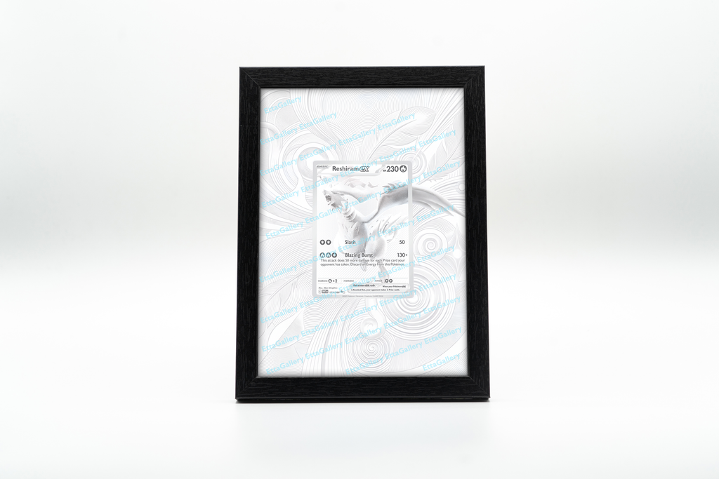Reshiram ex da Fuoco Bianco | Cornice Espositiva
