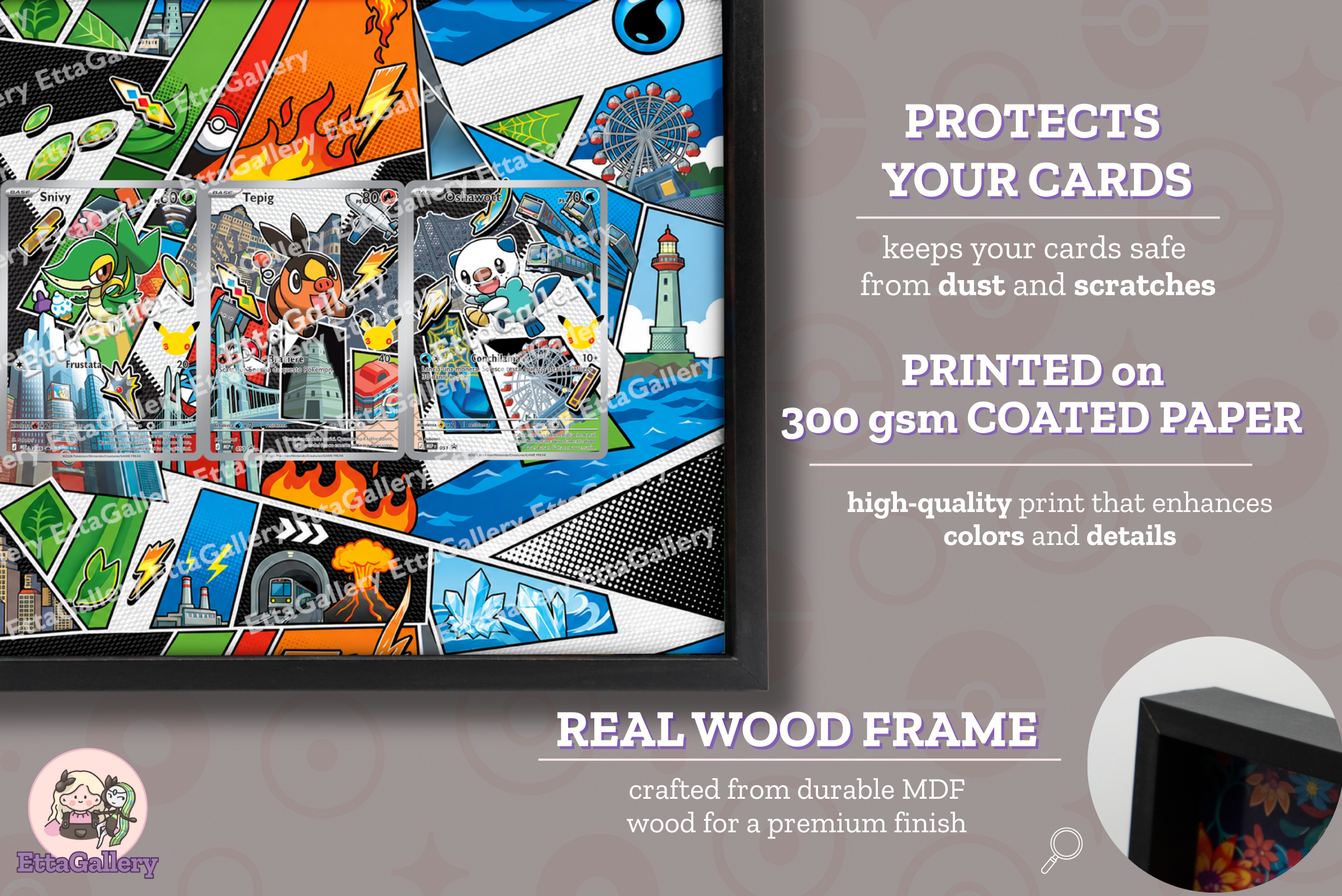 First Partner - Fifth Gen - (30th Anniversary) from Mega Evolution Promo | Display Frame