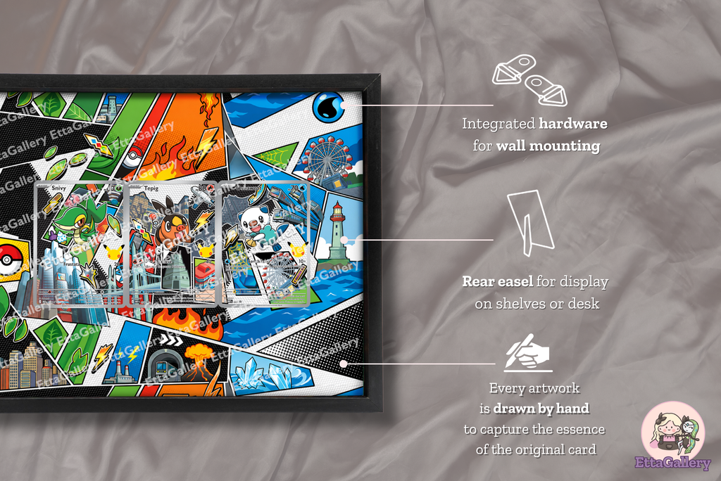 First Partner - Fifth Gen - (30th Anniversary) from Mega Evolution Promo | Display Frame