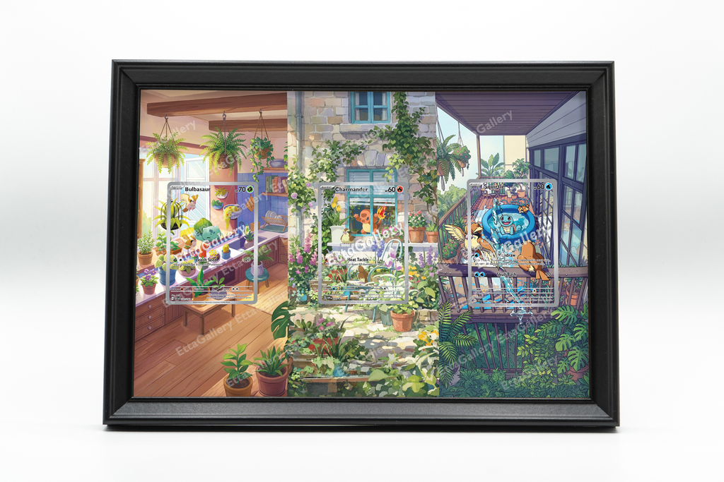 Bulbasaur, Charmander and Squirtle from Stellar Crown/Scarlet and Violet Promo