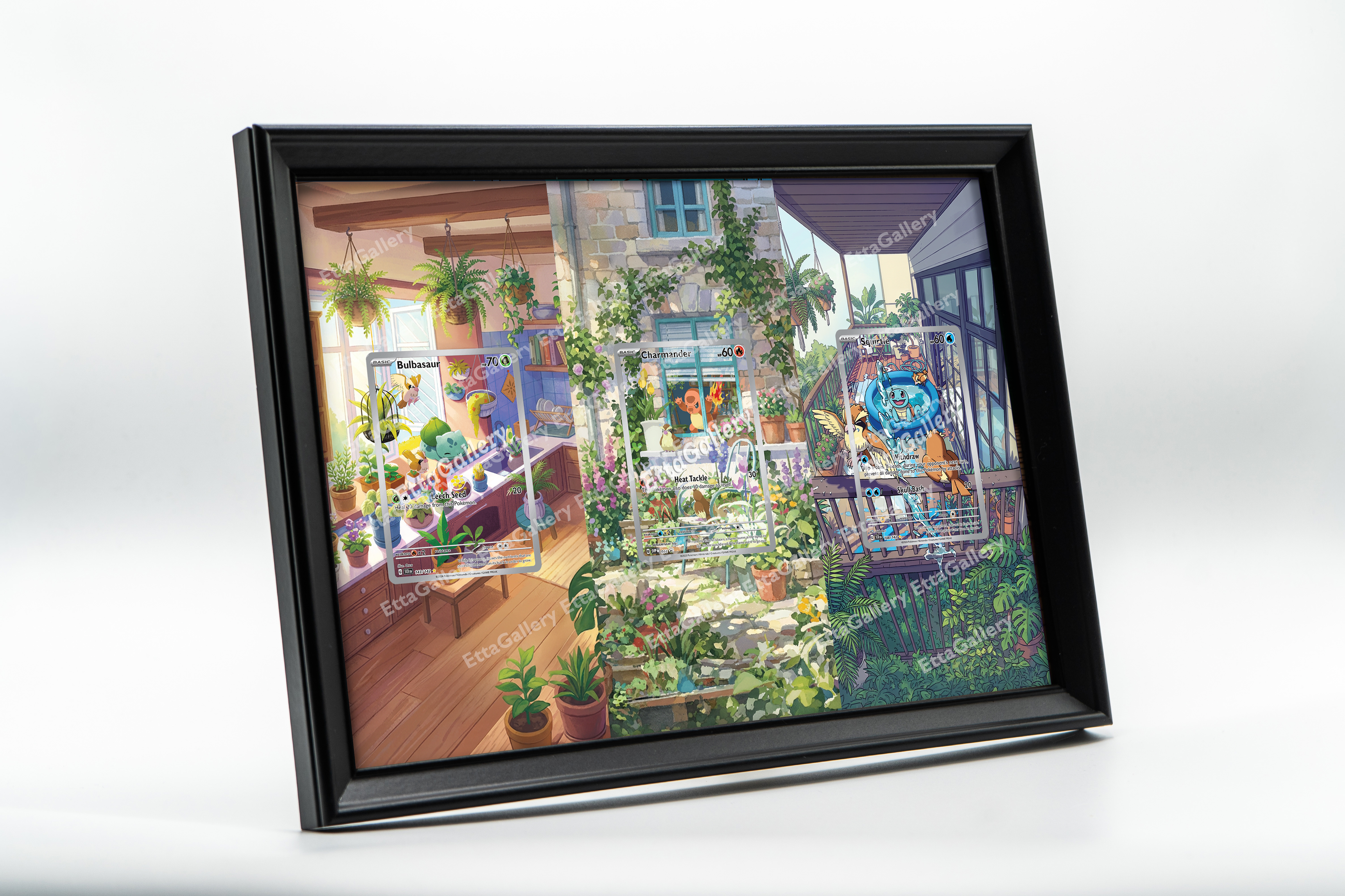 Bulbasaur, Charmander and Squirtle from Stellar Crown/Scarlet and Violet Promo